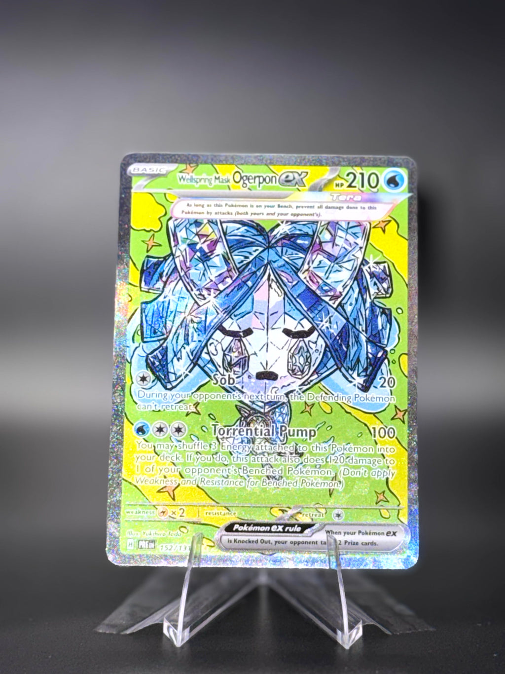 Wellspring Mask Ogerpon ex • 152/131 Prismatic Evolutions Special Illustration Rare • Near Mint • Holofoil