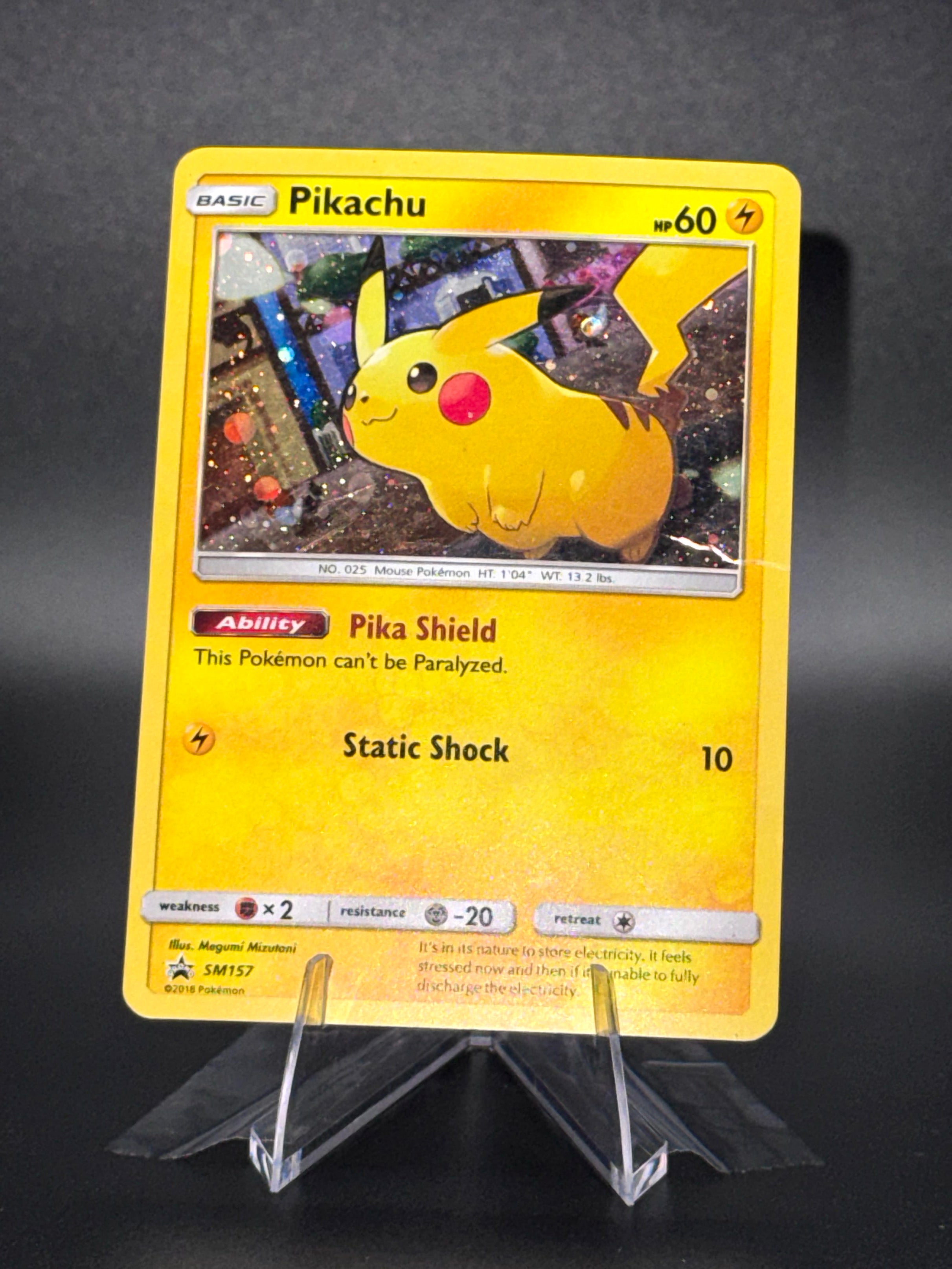 Pikachu Sun & Moon Promo Promo • SM157 Holofoil MP