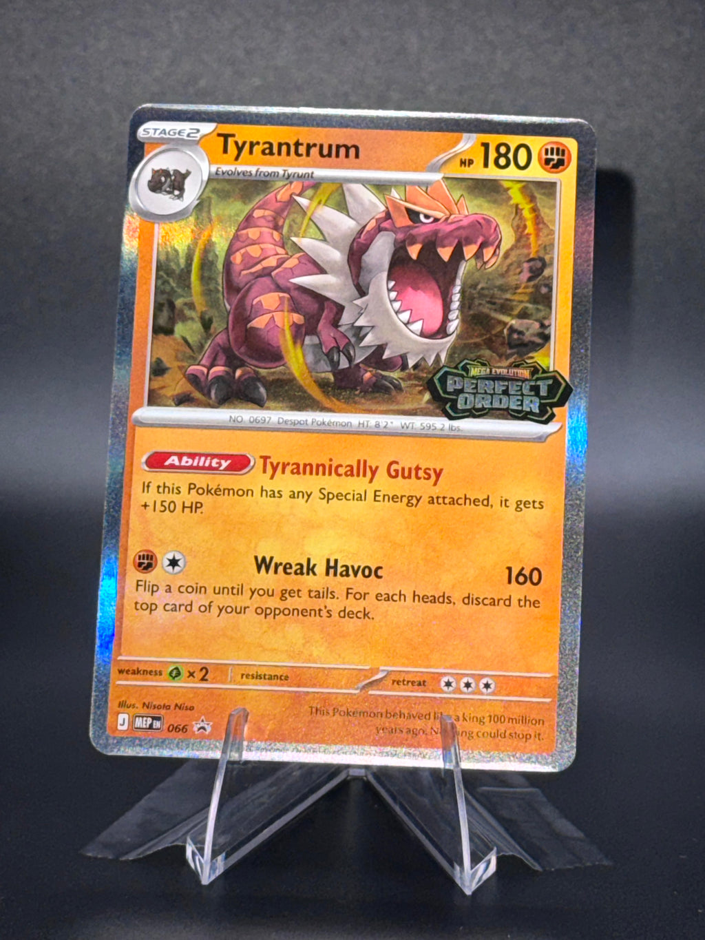 Tyrantrum • 066 Mega Evolution Promos Promo • Near Mint • Holofoil