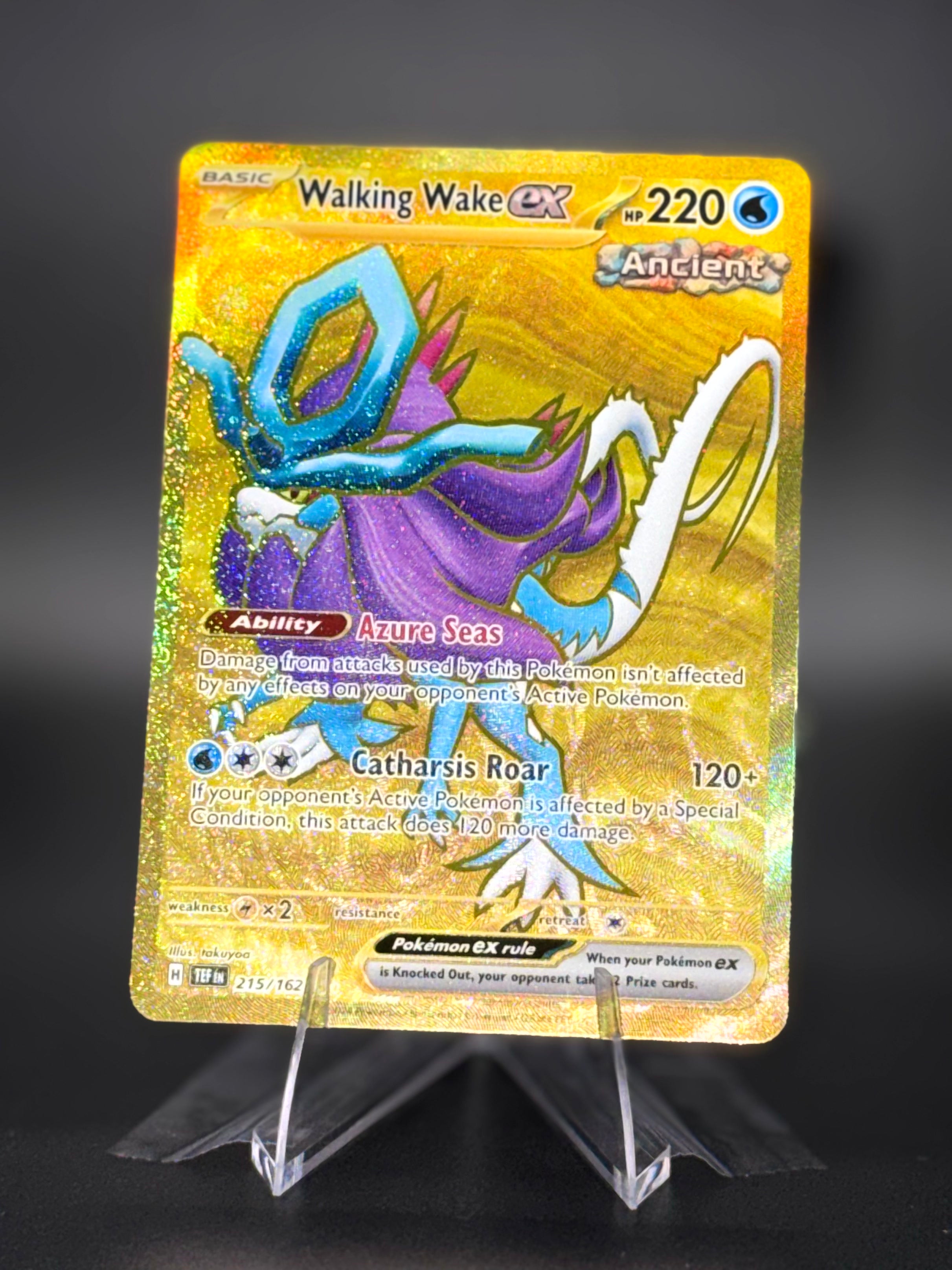 Walking Wake ex • 215/162 Temporal Forces Hyper Rare • Near Mint • Holofoil