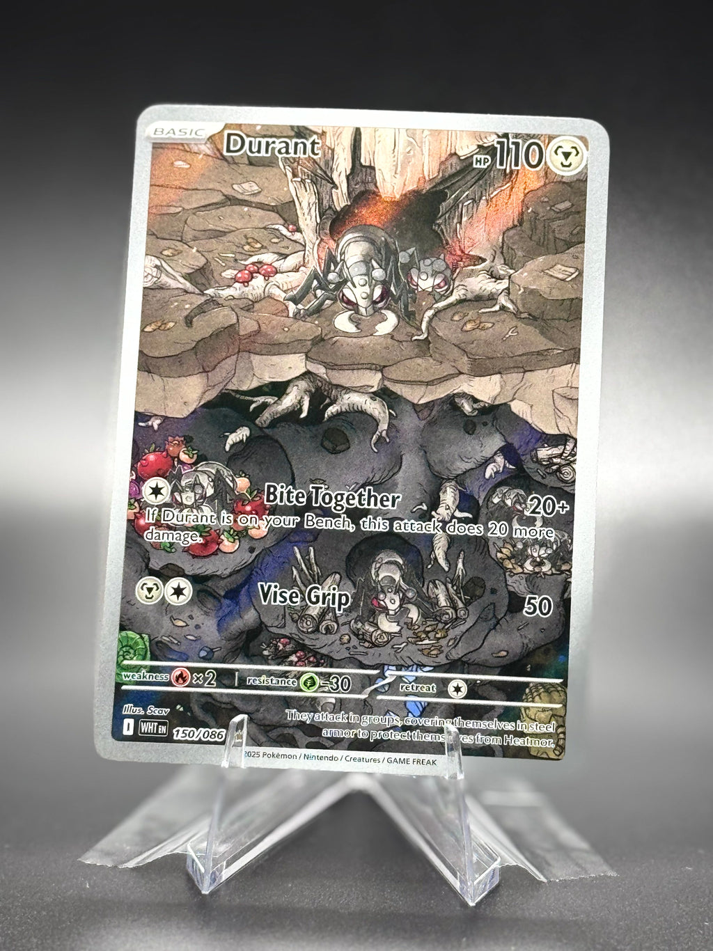 Durant • 150/086 White Flare Illustration Rare • Near Mint • Holofoil