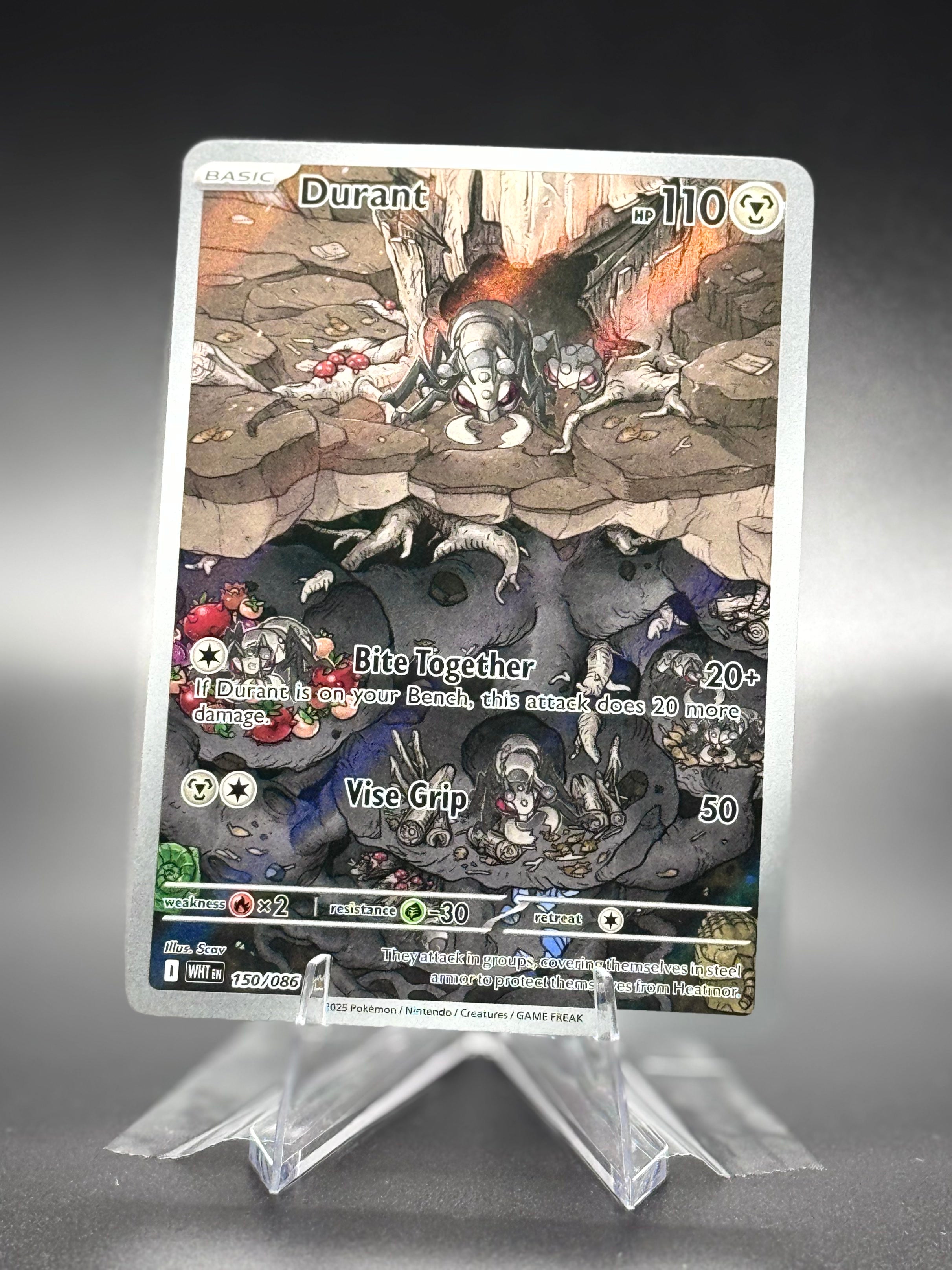 Durant • 150/086 White Flare Illustration Rare • Near Mint • Holofoil