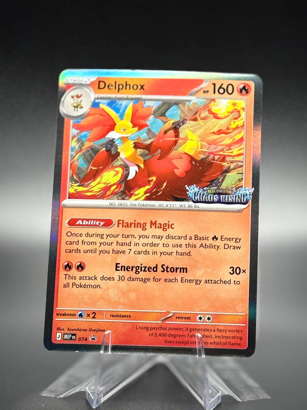 Delphox • 074 Mega Evolution Promos Promo • Near Mint • Holofoil