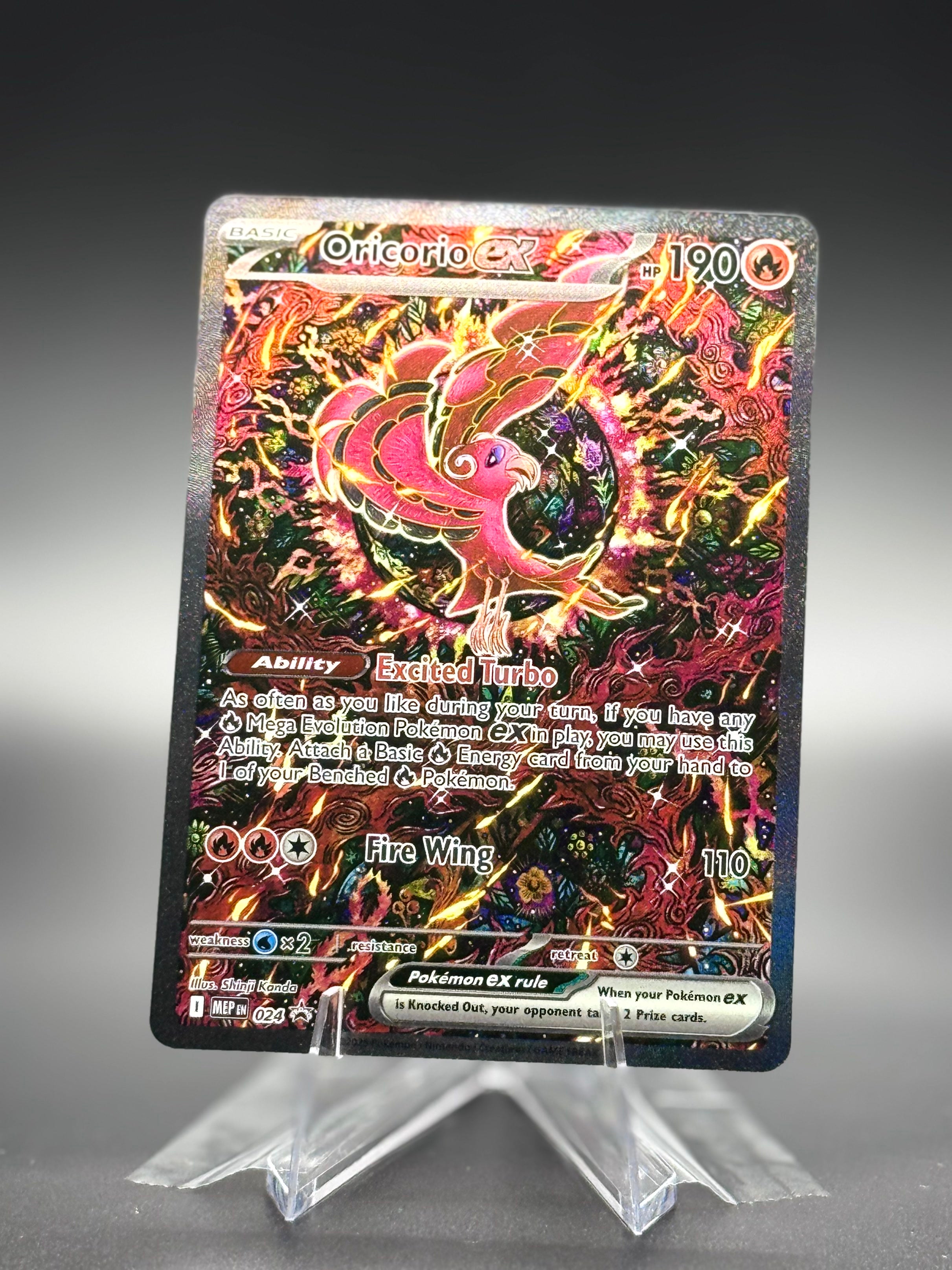 Oricorio ex • 024 Mega Evolution Promos Promo • Near Mint • Holofoil