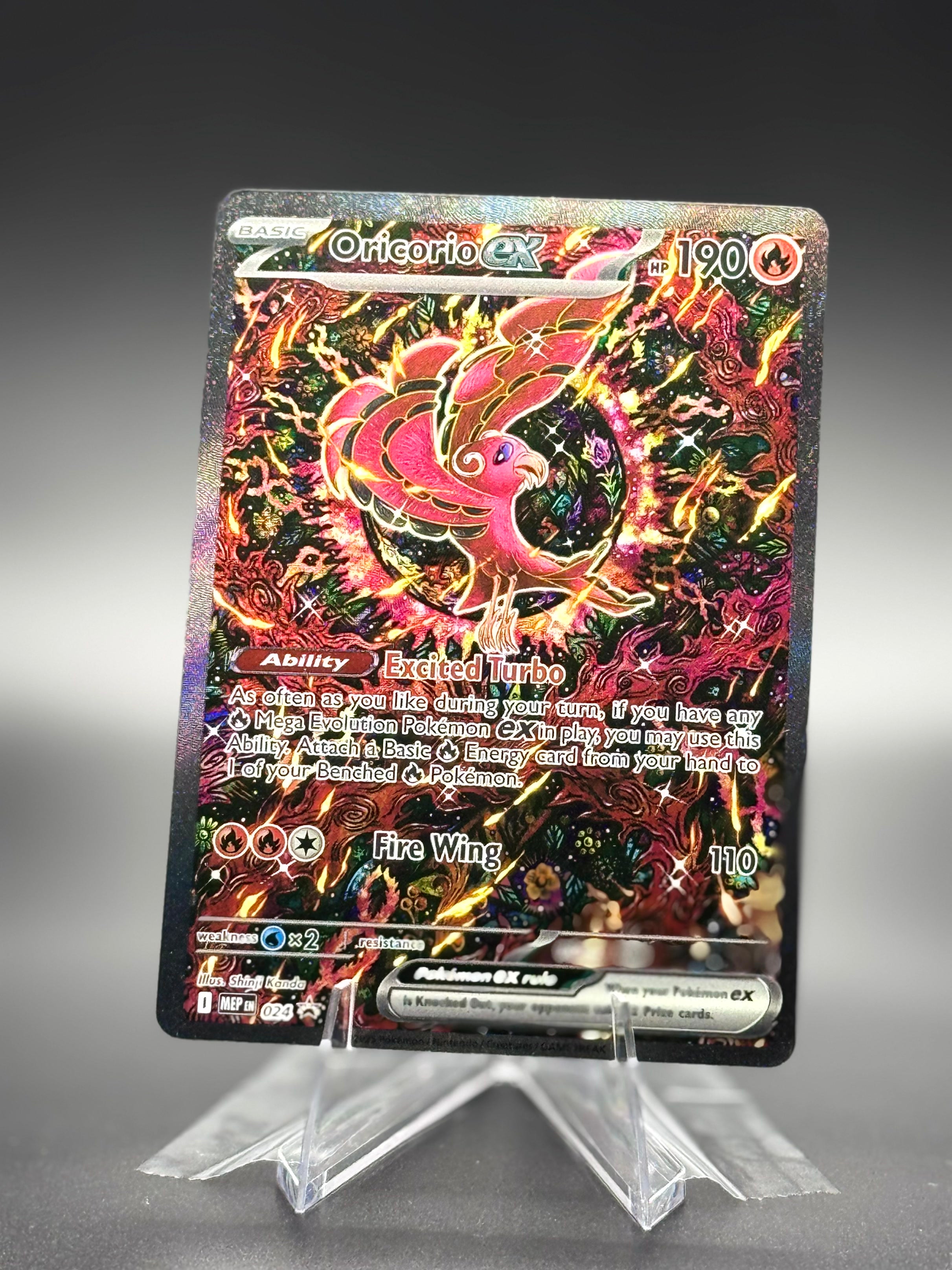 Oricorio ex • 024 Mega Evolution Promos Promo • Near Mint • Holofoil
