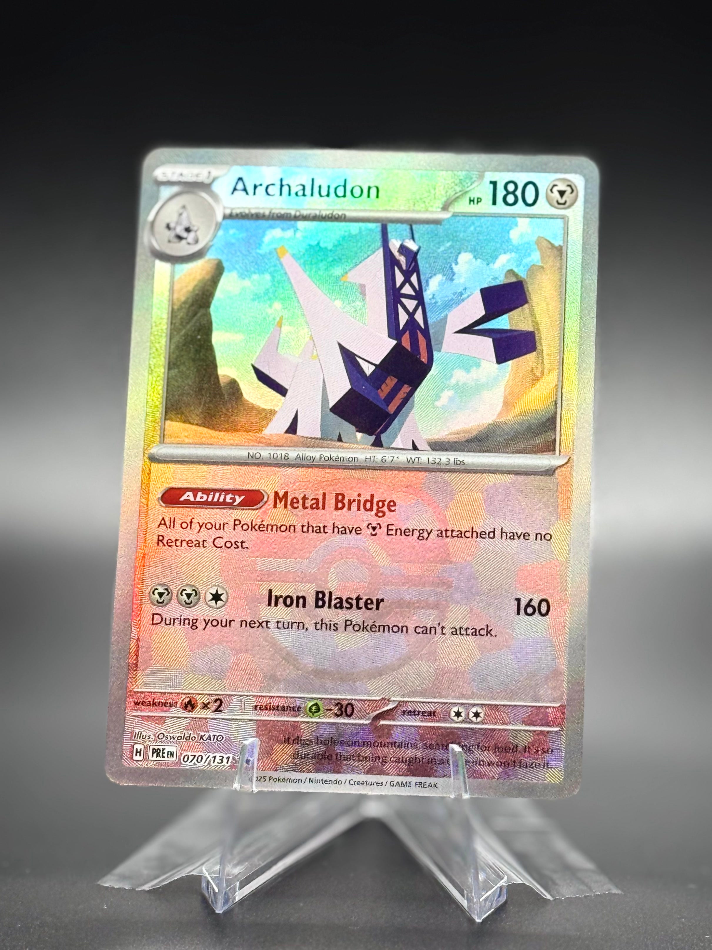 Archaludon (Master Ball Pattern) • Prismatic Evolutions • Rare • Near Mint • Holofoil