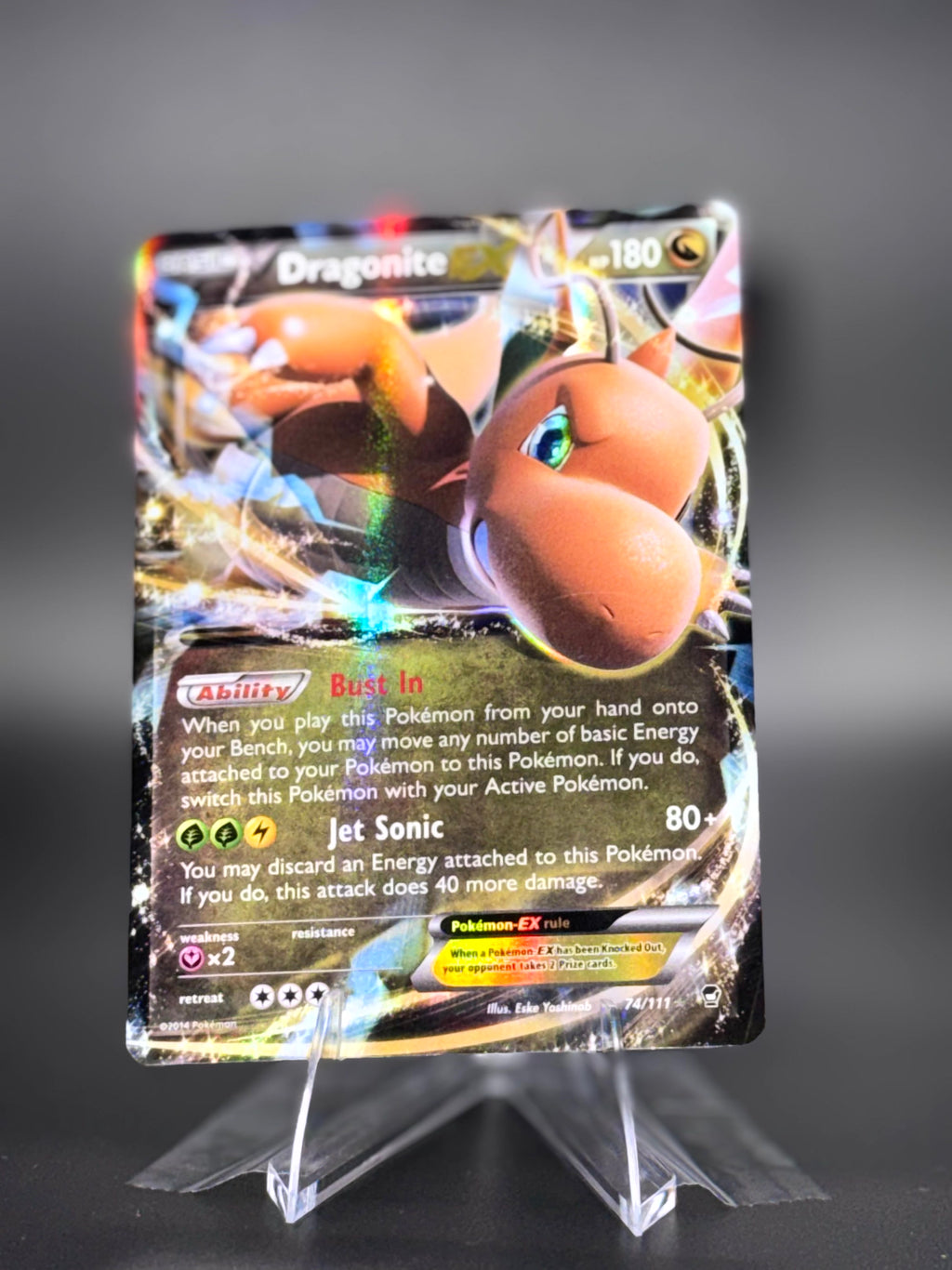 Dragonite EX • Furious Fists • Ultra Rare • Near Mint • Holofoil