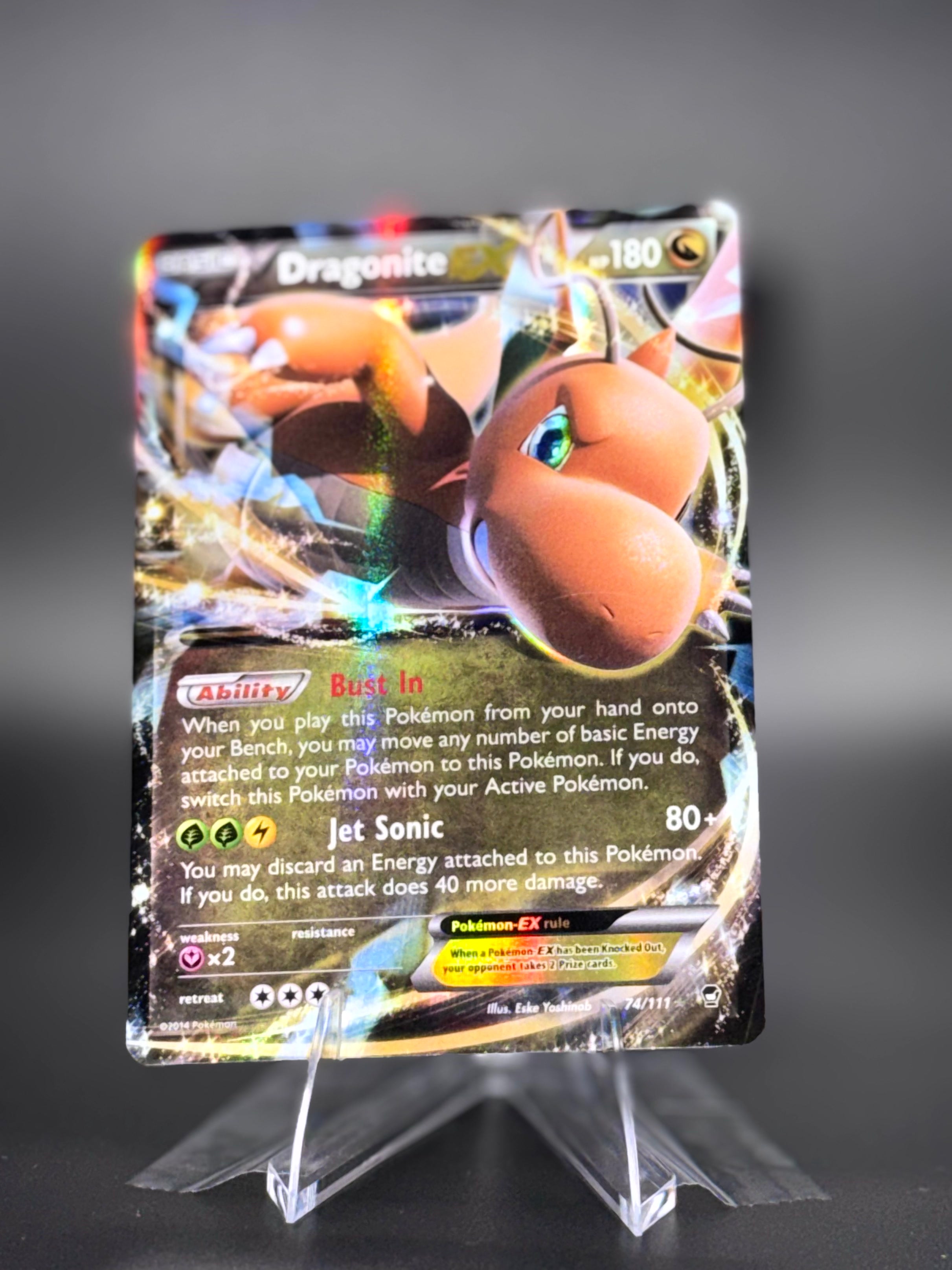 Dragonite EX • Furious Fists • Ultra Rare • Near Mint • Holofoil