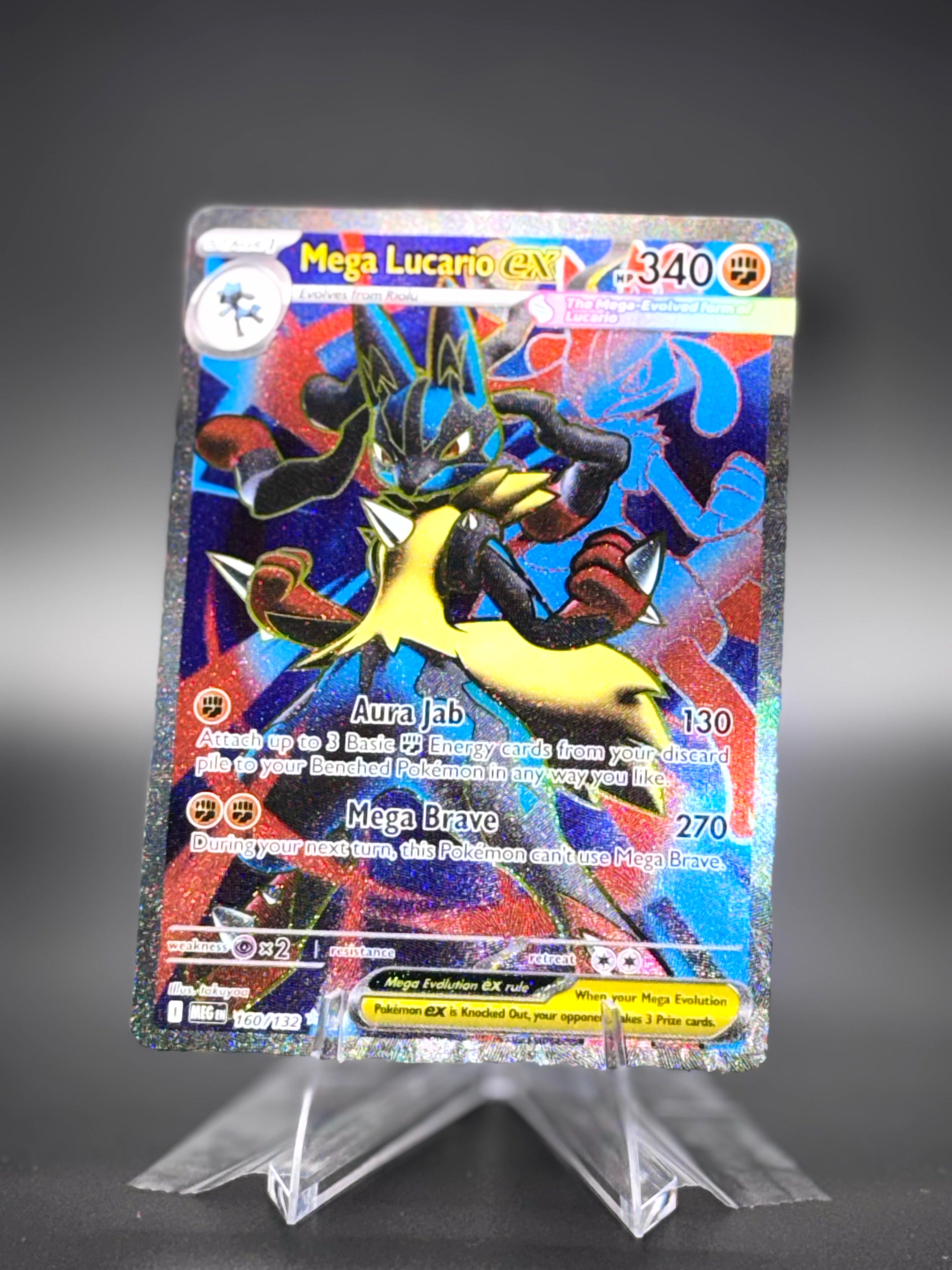 Mega Lucario ex • Mega Evolution • Ultra Rare • Near Mint • Holofoil