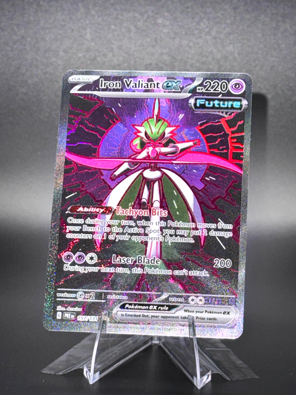Iron Valiant ex • Prismatic Evolutions • Special Illustration Rare • Near Mint • Holofoil