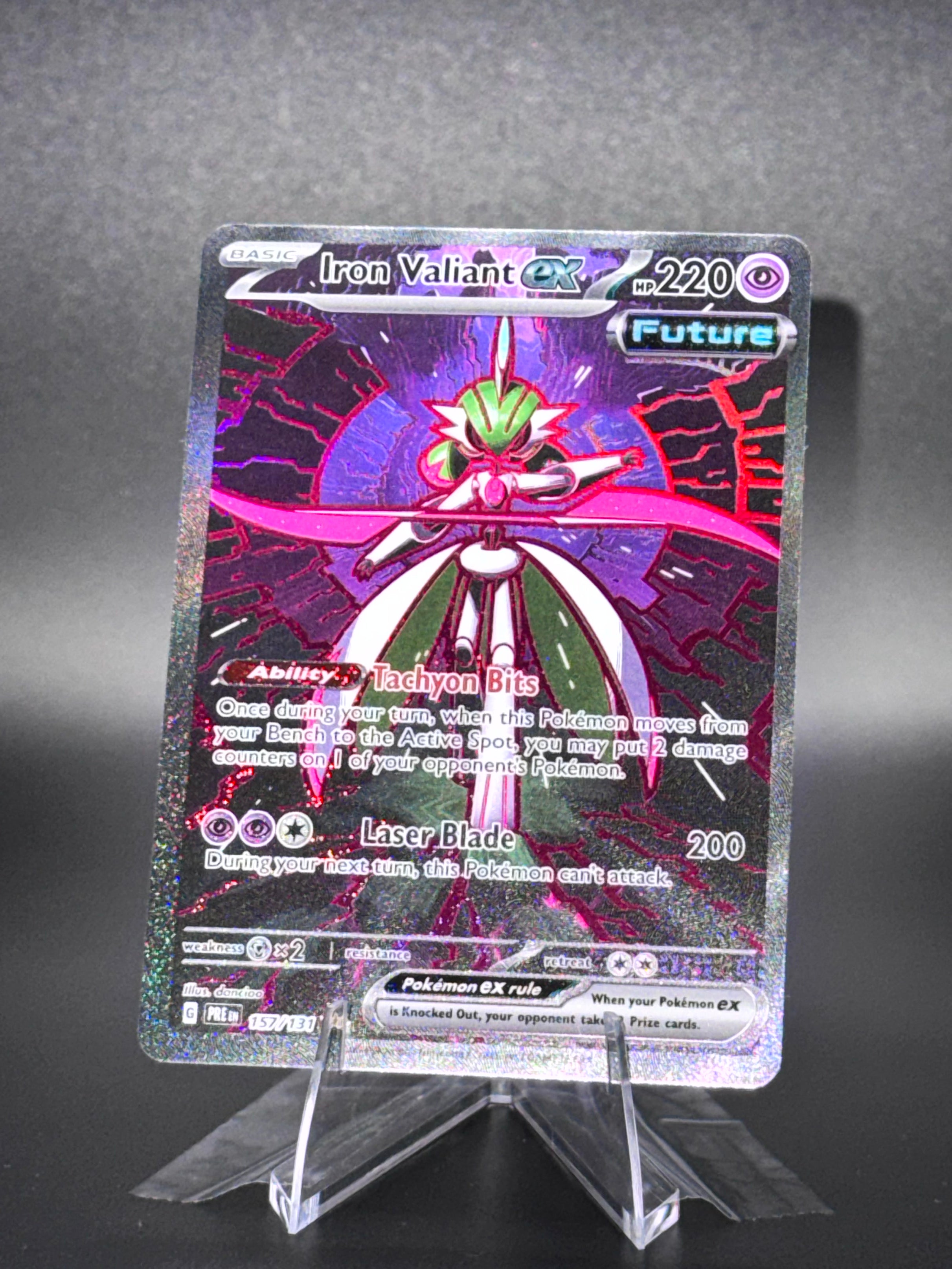 Iron Valiant ex • Prismatic Evolutions • Special Illustration Rare • Near Mint • Holofoil