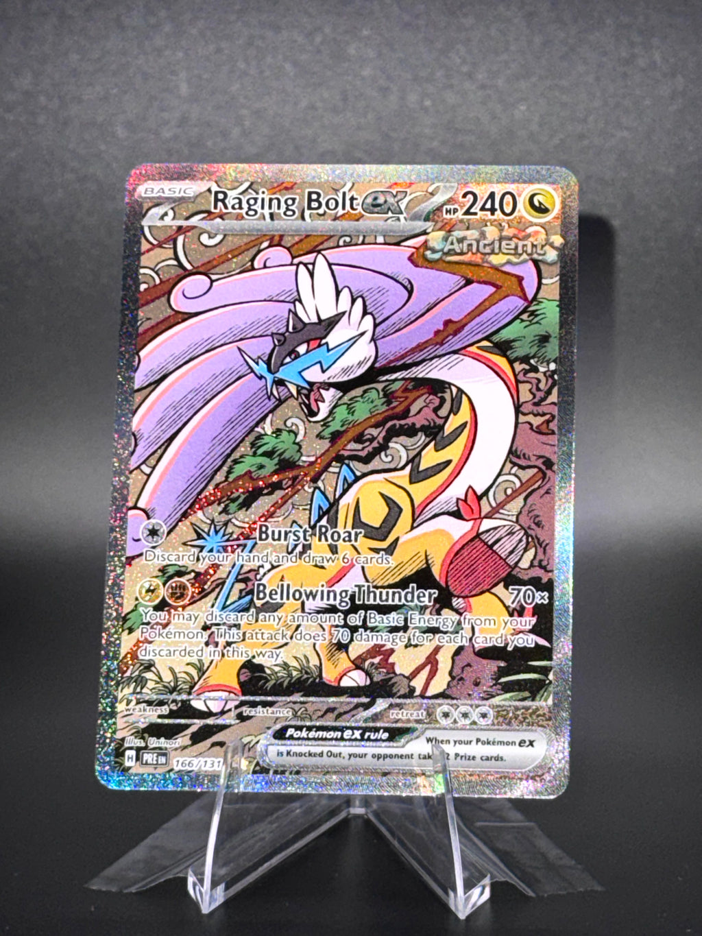 Raging Bolt ex • Prismatic Evolutions • Special Illustration Rare • Near Mint • Holofoil