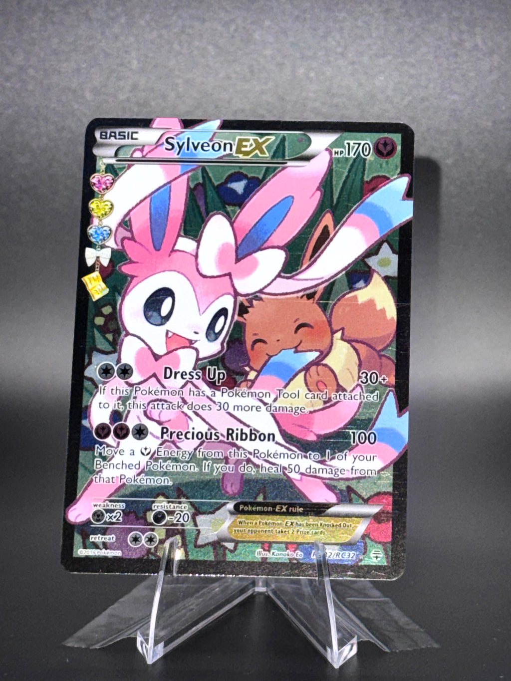 Sylveon EX (Full Art) • Generations: Radiant Collection • Ultra Rare • Near Mint • Holofoil