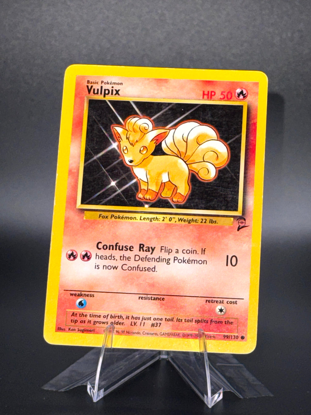 Vulpix • Base Set 2 • Common • Near Mint • Non Holo