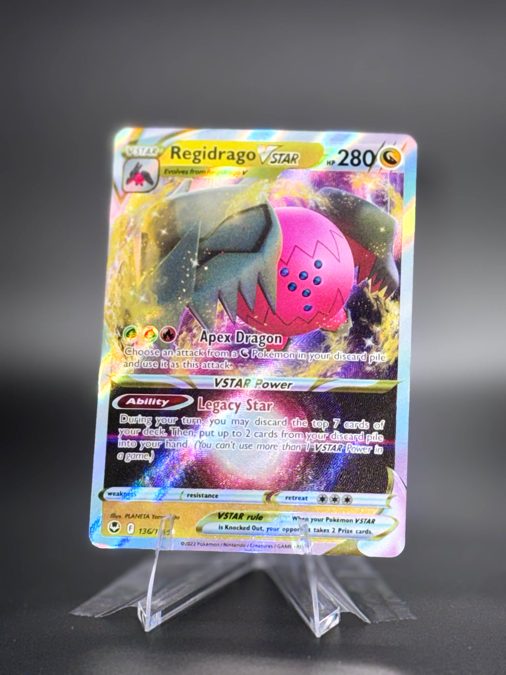 Regidrago VSTAR • Silver Tempest • Ultra Rare • Near Mint • Holofoil