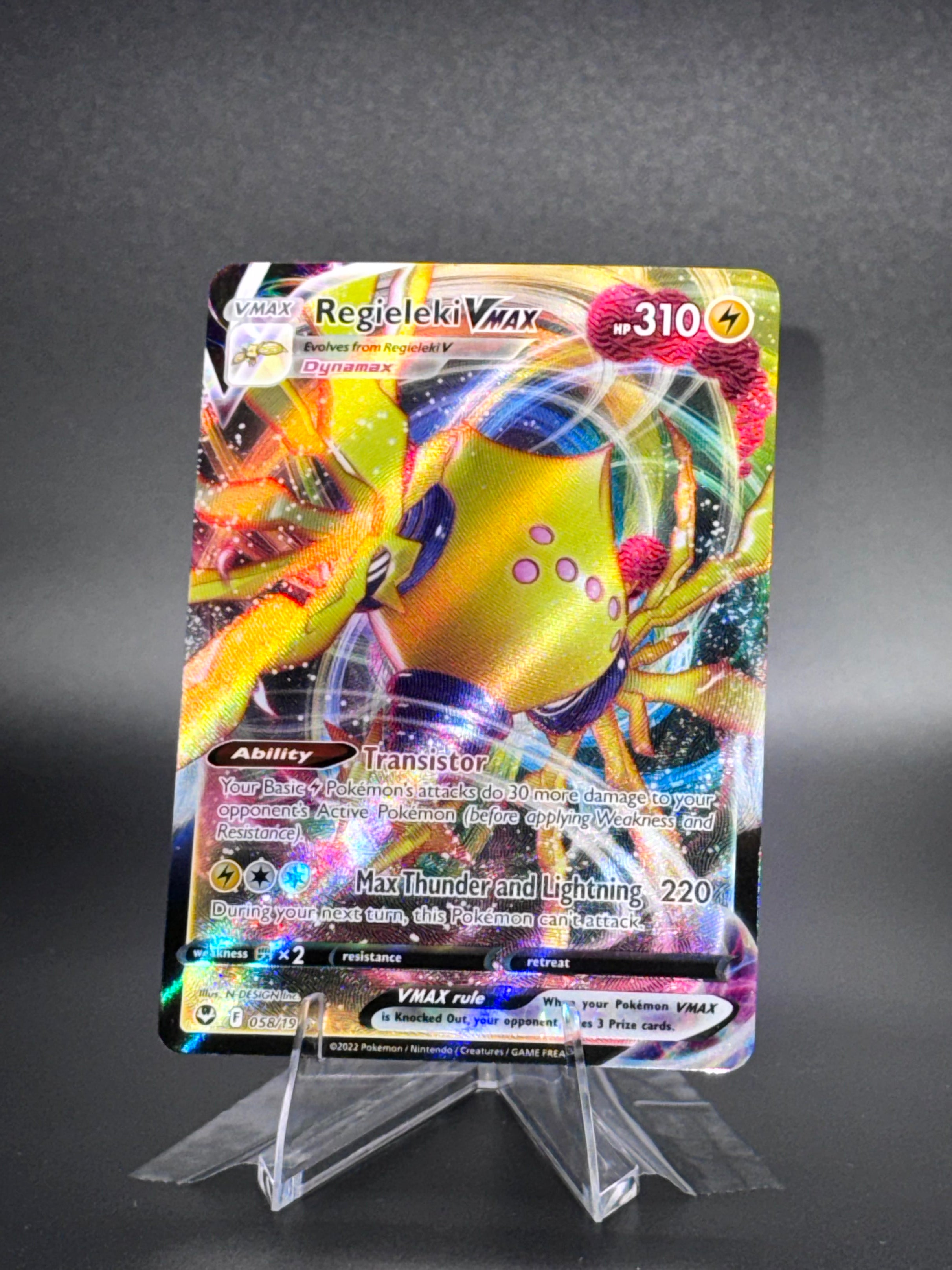Regieleki VMAX • Silver Tempest • Ultra Rare • Near Mint • Holofoil