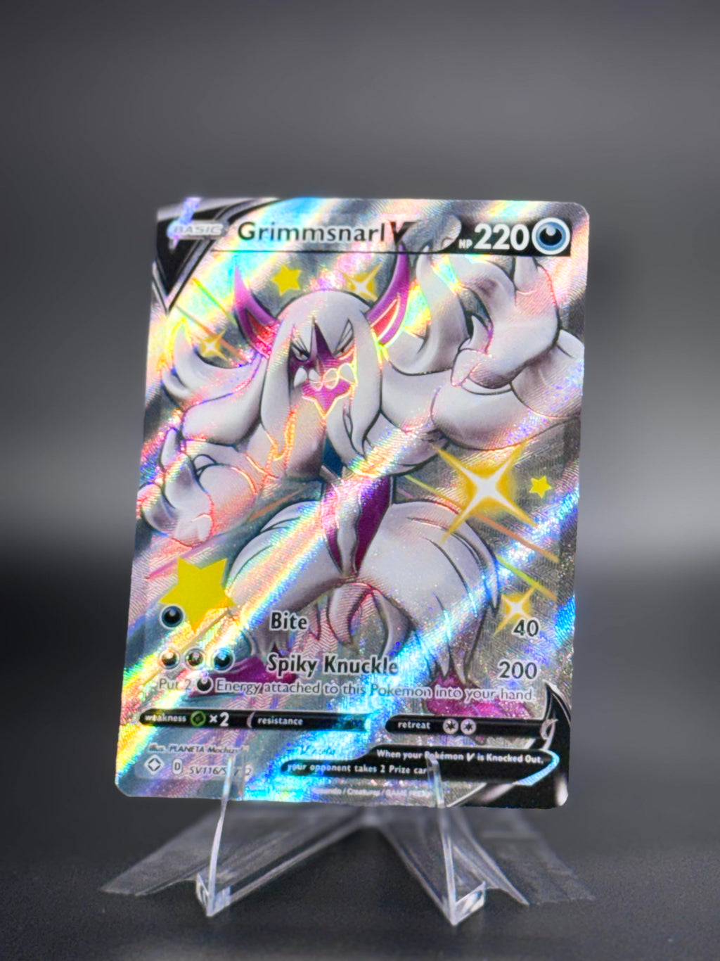 Grimmsnarl V • Shining Fates: Shiny Vault • Shiny Holo Rare • Near Mint • Holofoil