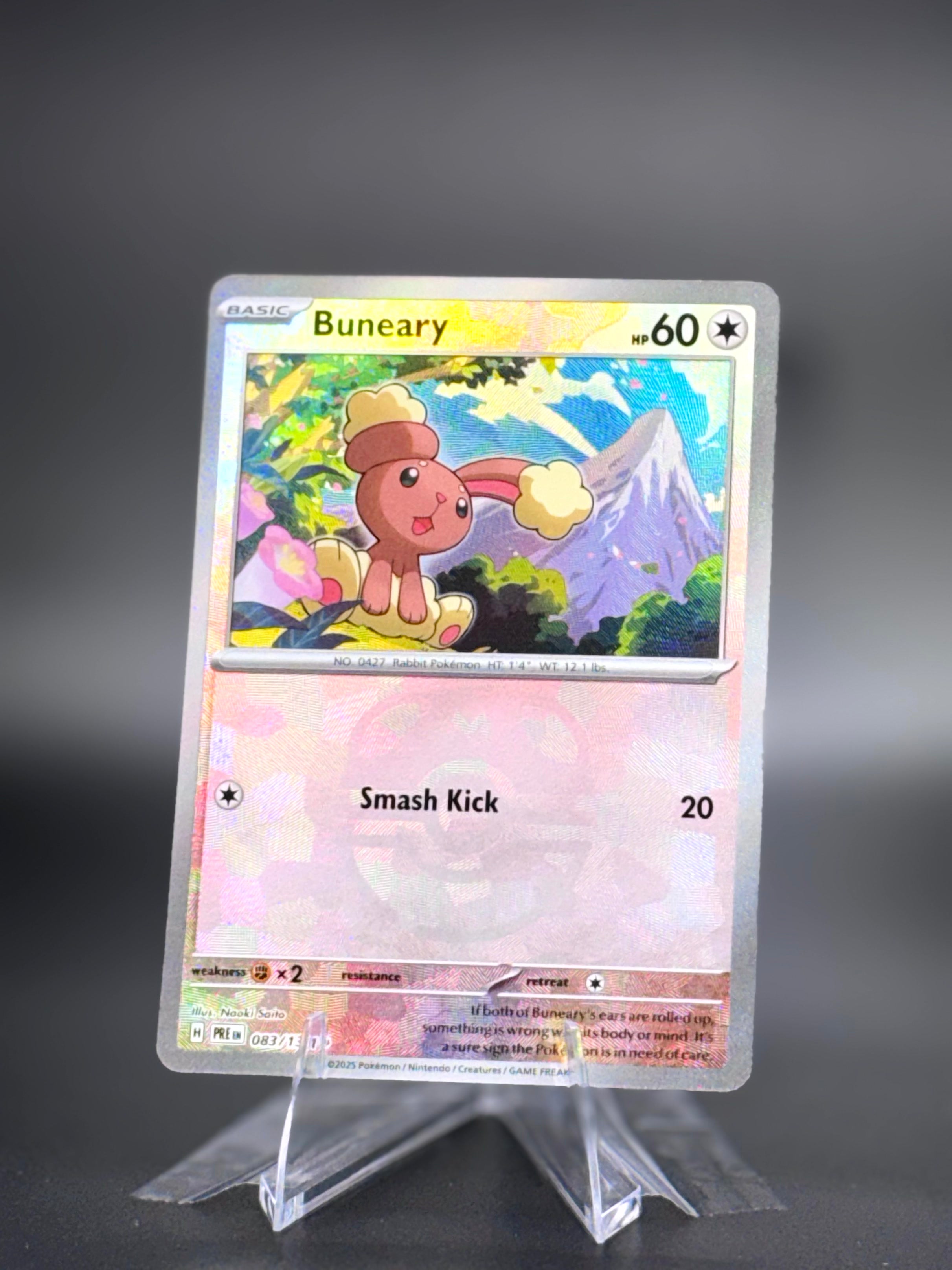 Buneary (Master Ball Pattern) • Prismatic Evolutions • Common • Near Mint • Holofoil