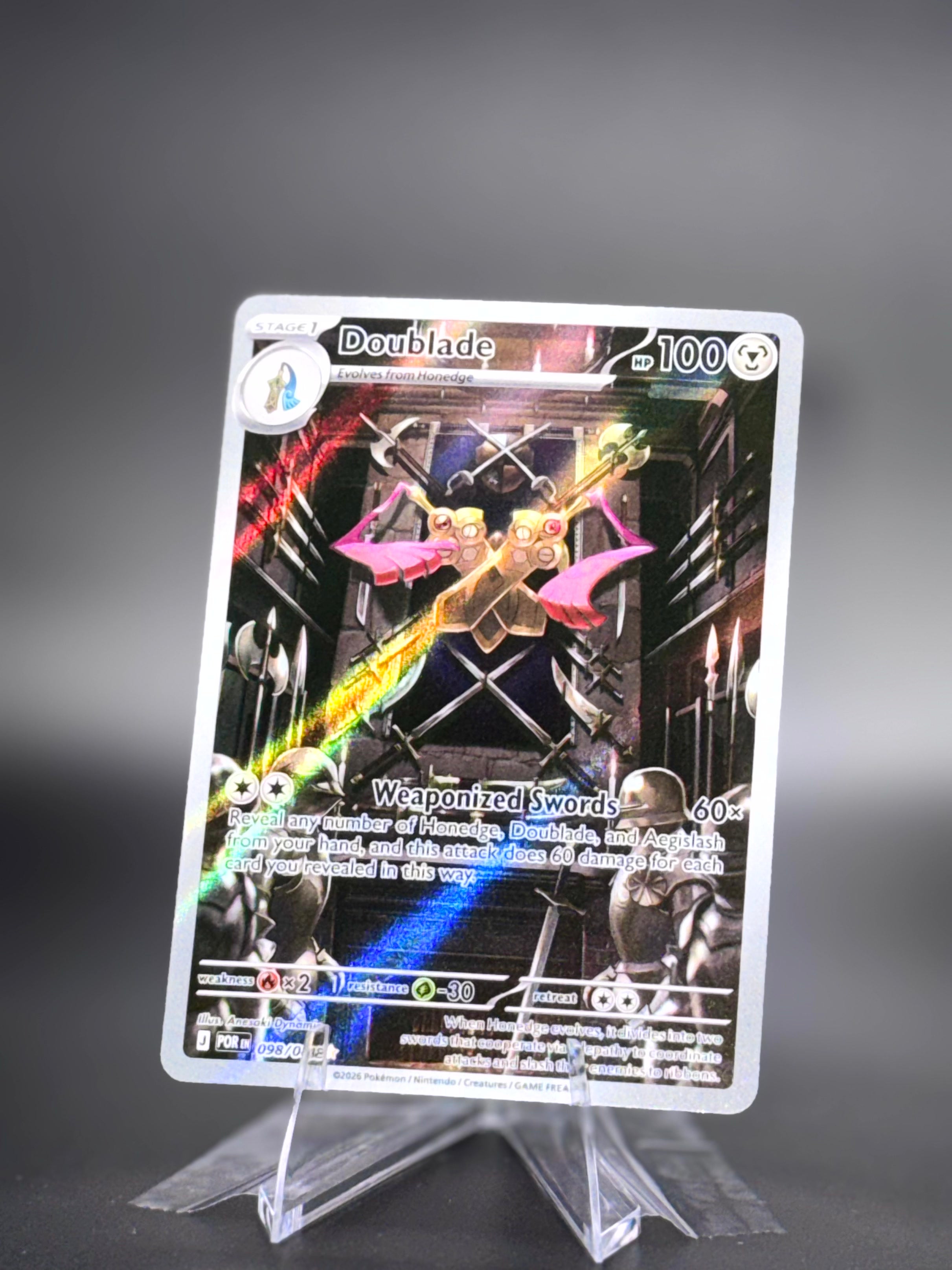 Doublade Perfect Order Illustration Rare • 098/088 Holofoil