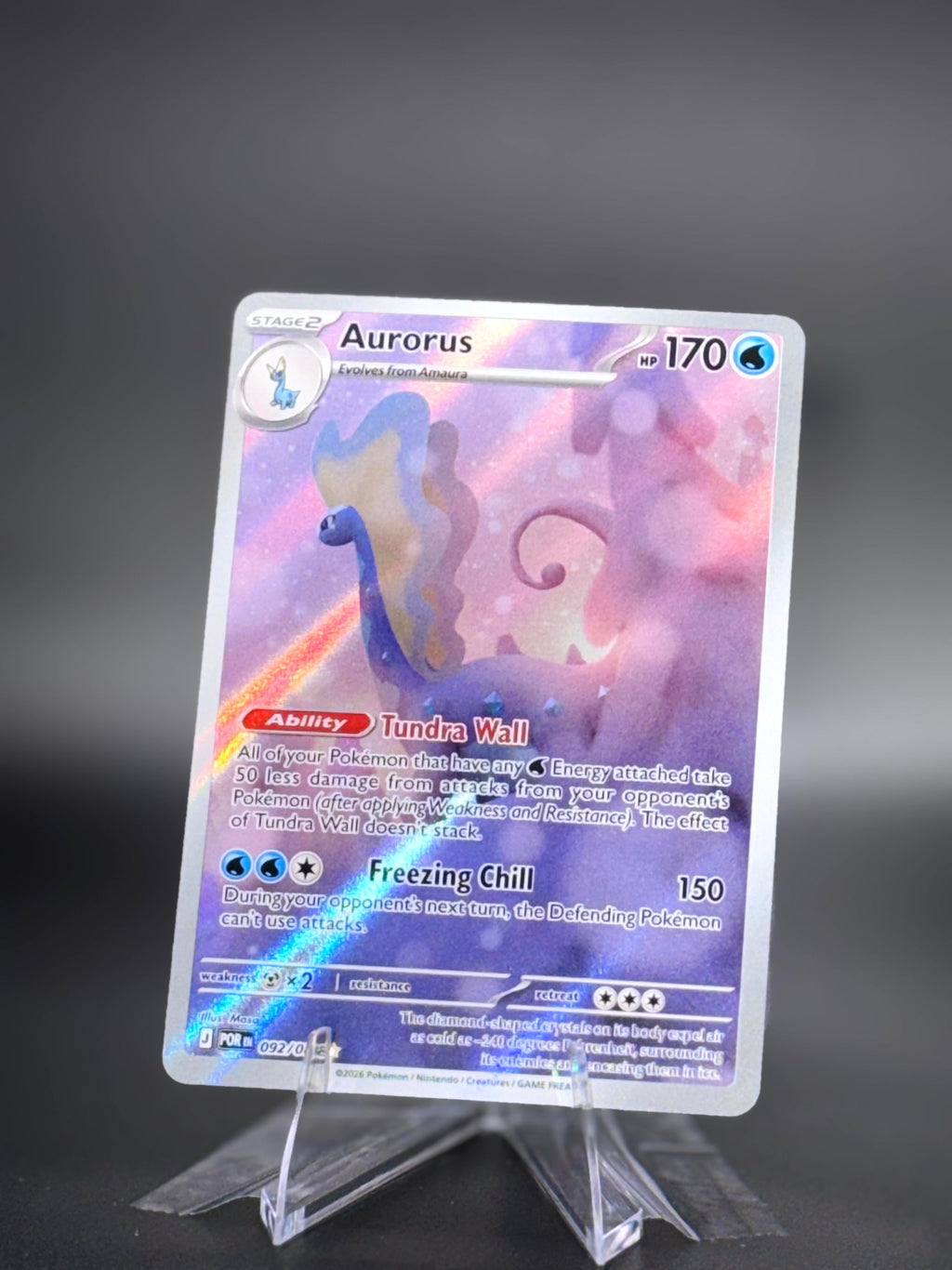Aurorus • Perfect Order • Illustration Rare • Near Mint • Holofoil