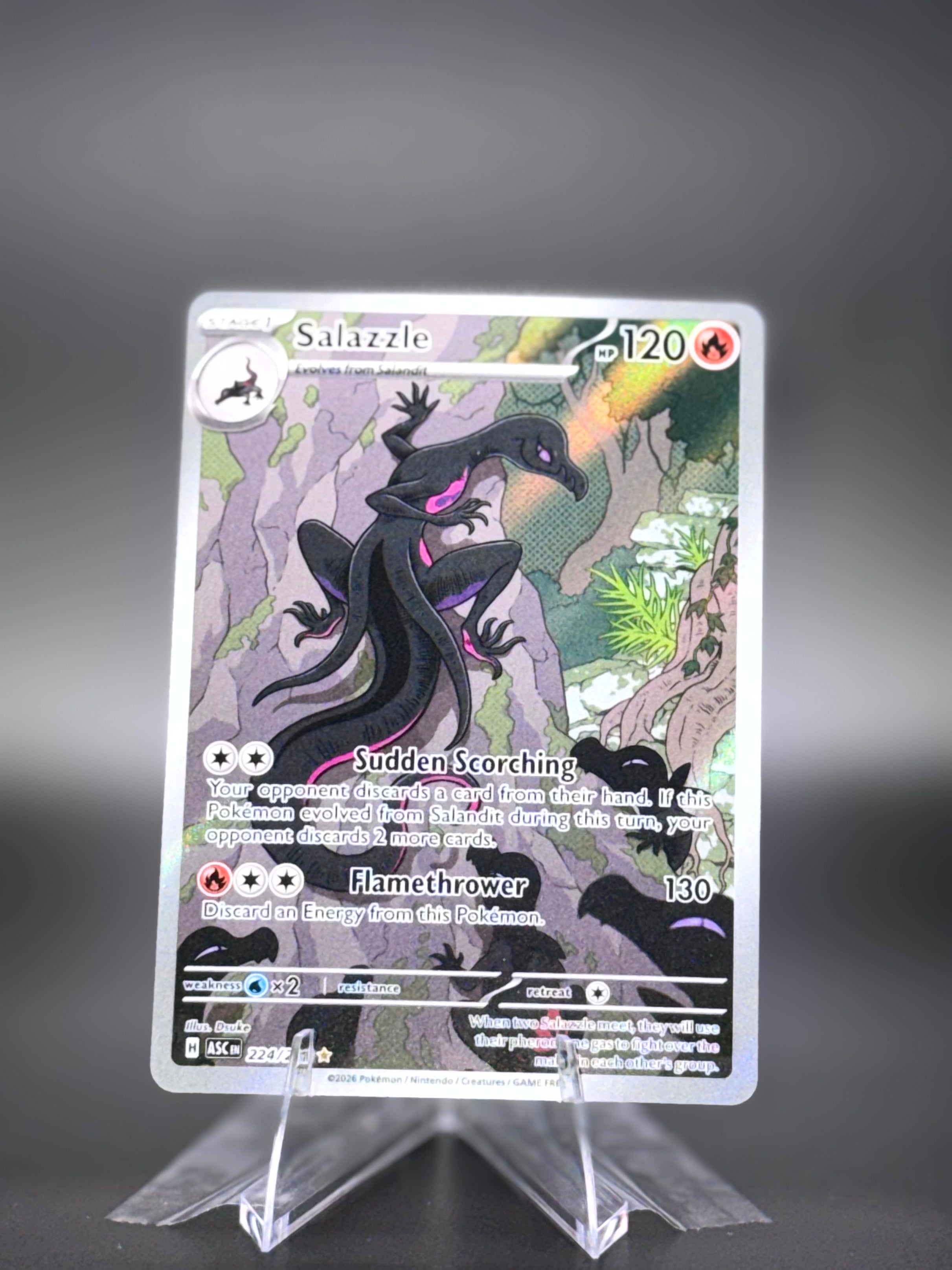 Salazzle • Ascended Heroes • Illustration Rare • Near Mint • Holofoil