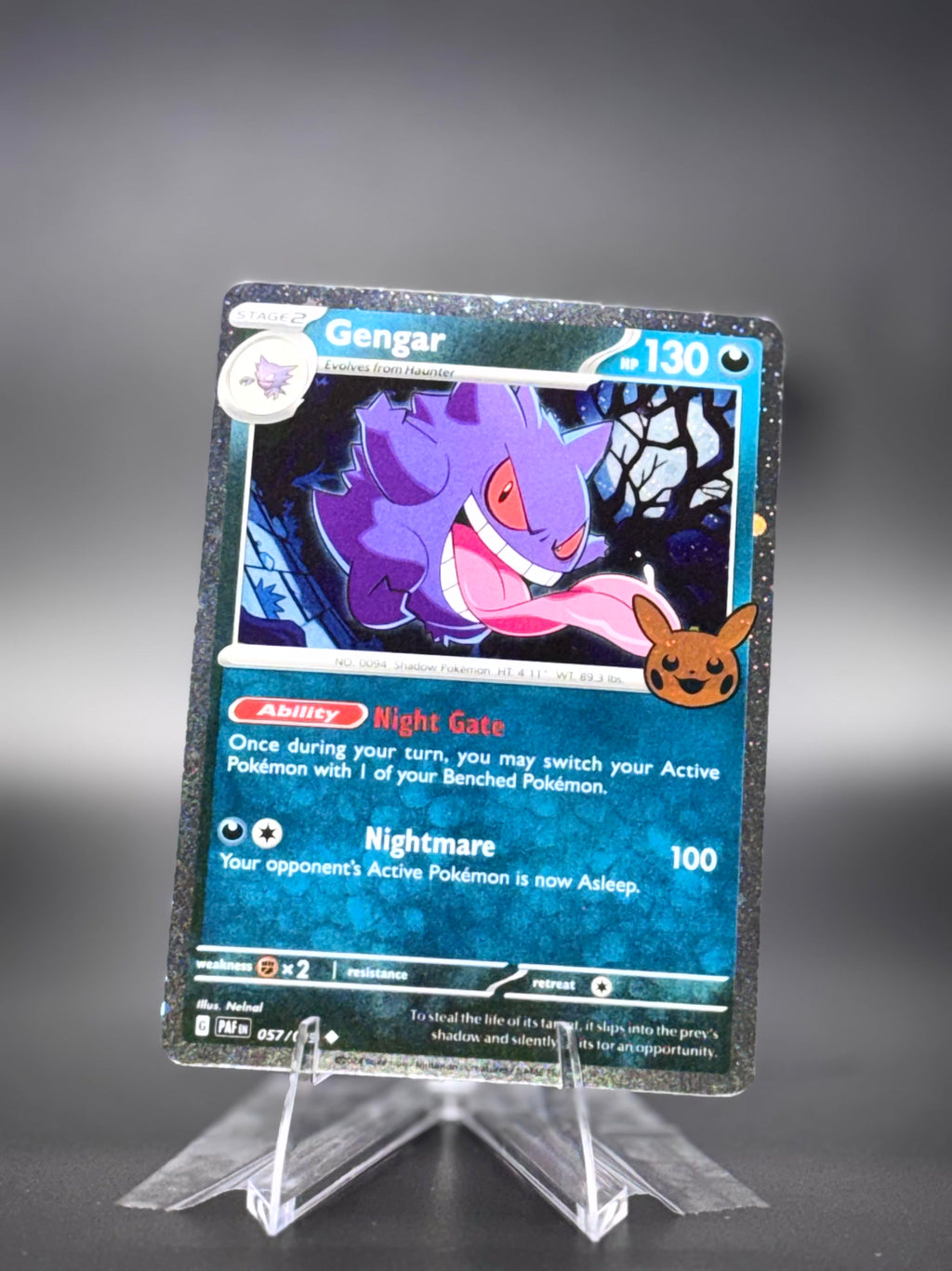 Gengar (Cosmos Holo) • Trick or Trade BOOster Bundle 2024 • Holo Rare • Near Mint • Holofoil