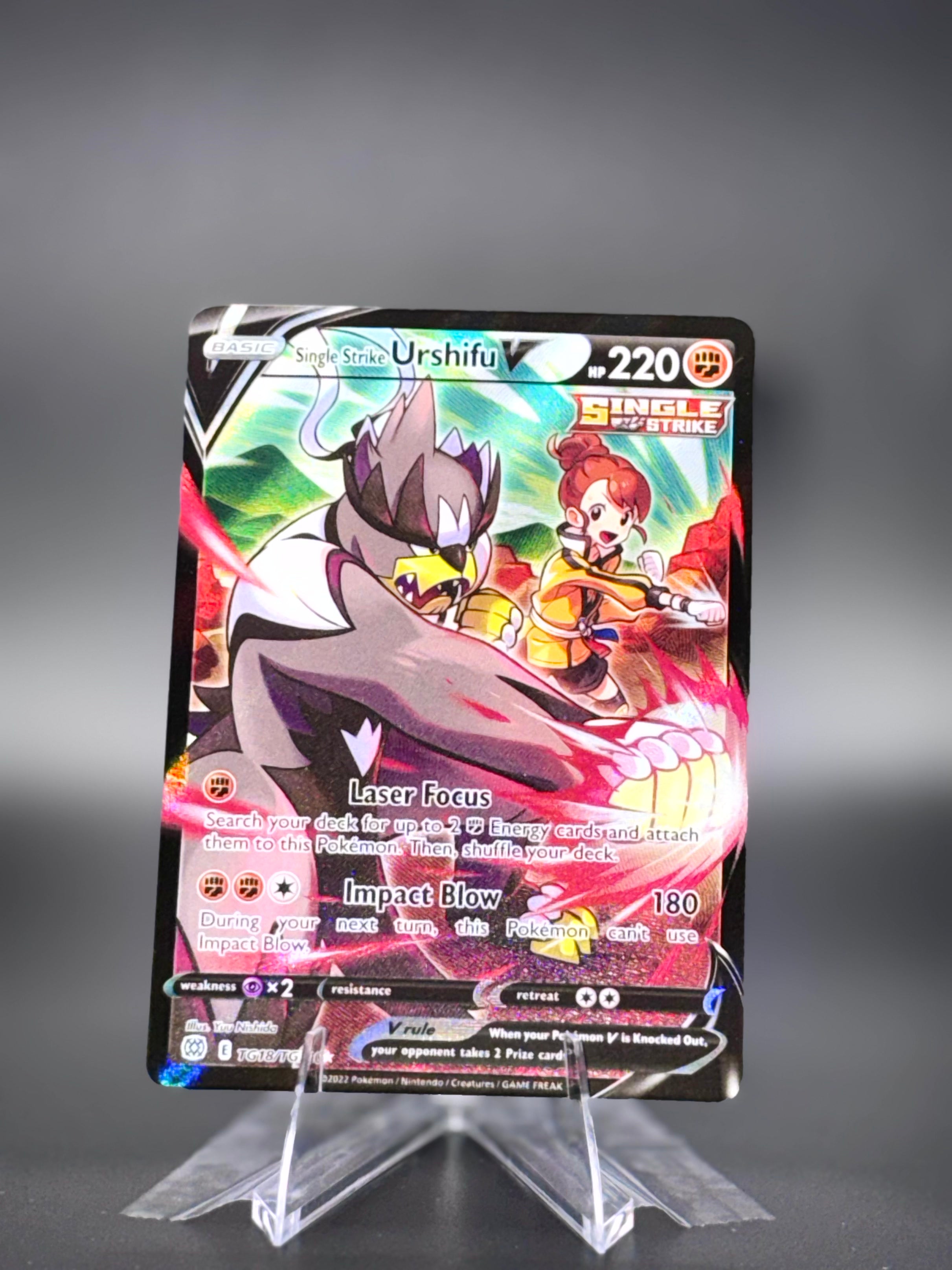 Single Strike Urshifu V • Brilliant Stars Trainer Gallery • Ultra Rare • Near Mint • Holofoil