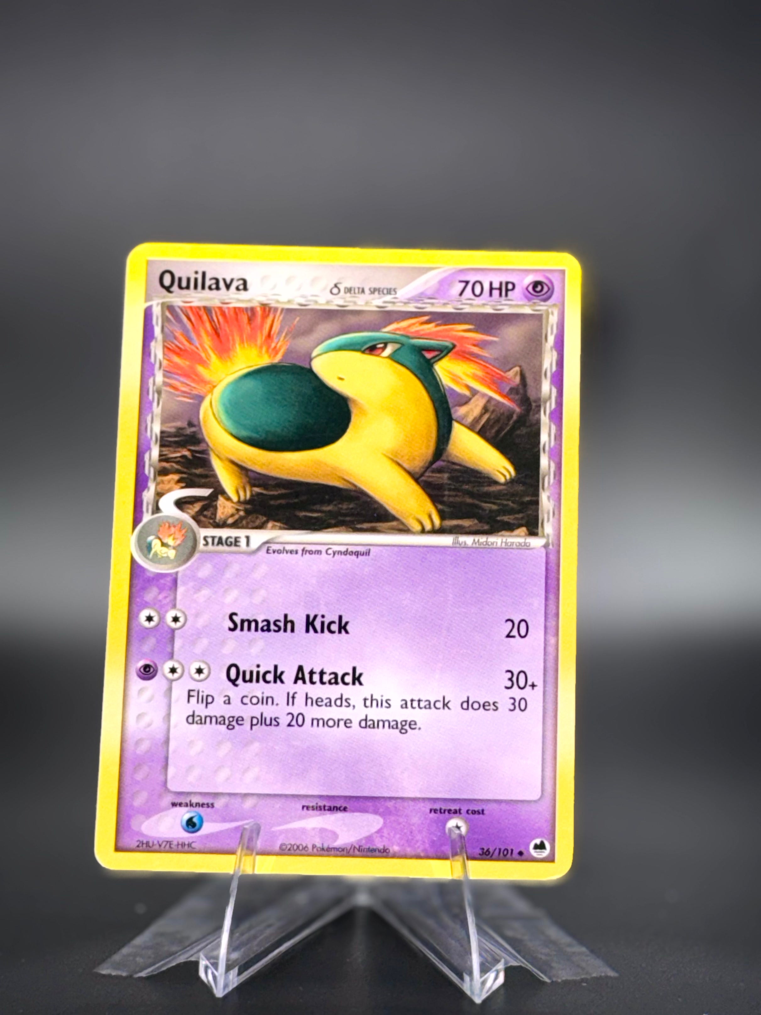 Quilava (Delta Species) • EX Dragon Frontiers • Uncommon • Near Mint • Normal