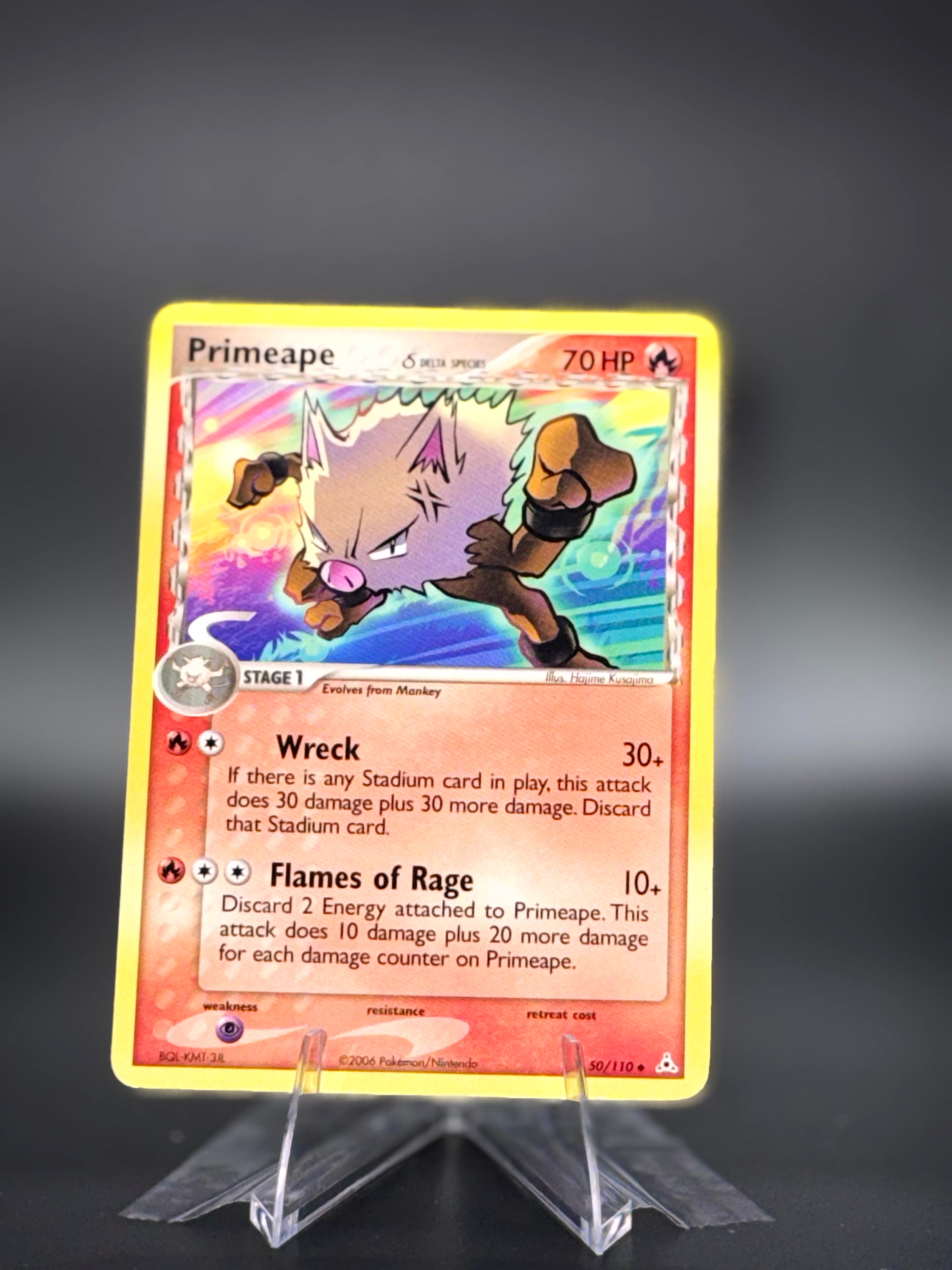 Primeape (Delta Species) • EX Holon Phantoms • Uncommon • Near Mint • Normal