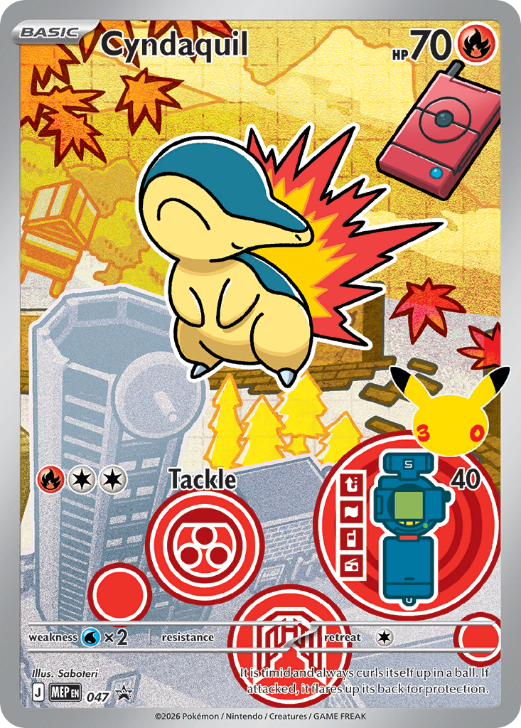 Cyndaquil - Mega Evolution Black Star Promos - 047 - Holofoil