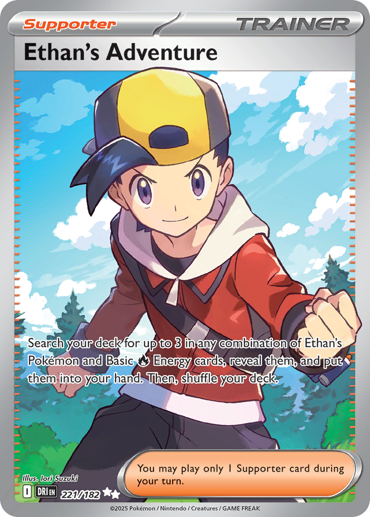 Ethan's Adventure • Destined Rivals • Ultra Rare • Near Mint • Holofoil
