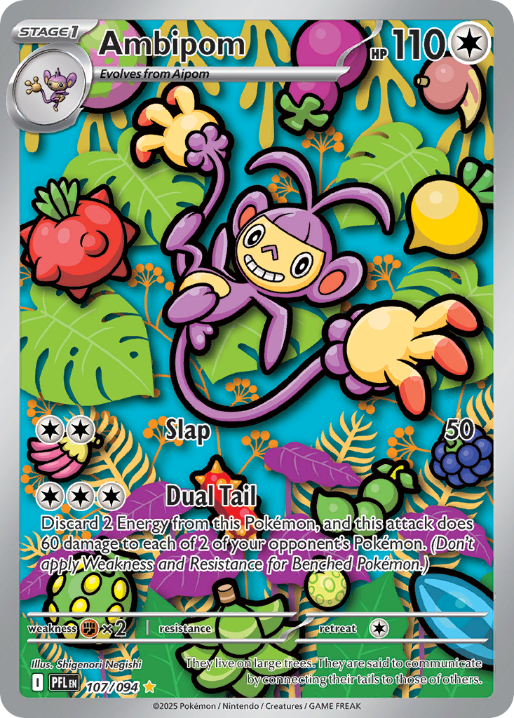 Ambipom - Phantasmal Flames - 107/094 - Holofoil