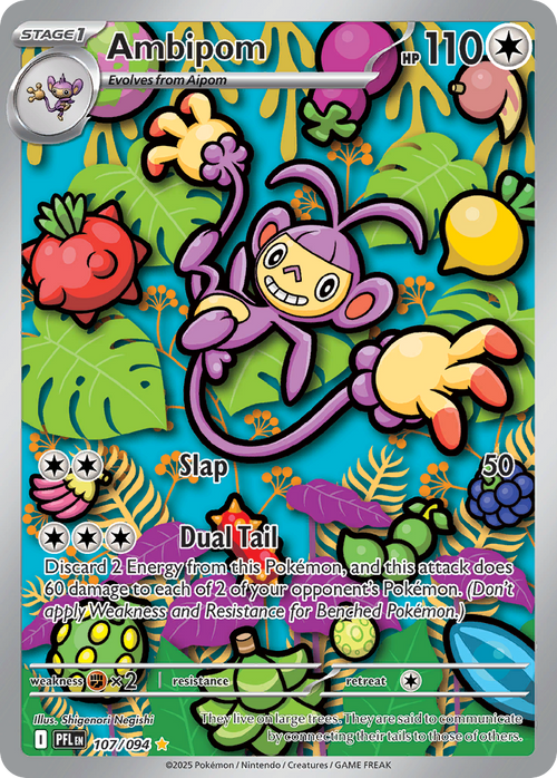 Ambipom - Phantasmal Flames - 107/094 - Holofoil