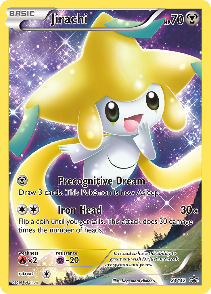 Jirachi • XY Black Star Promos • XY112 • Promo • Near Mint • Holofoil