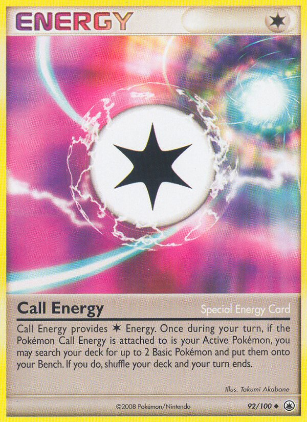 Call Energy • Majestic Dawn • 92/100 • Uncommon • Near Mint • Reverse Holofoil