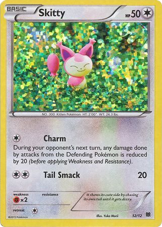 Skitty • McDonald's Collection 2015 • 12/12 • Near Mint • Holofoil