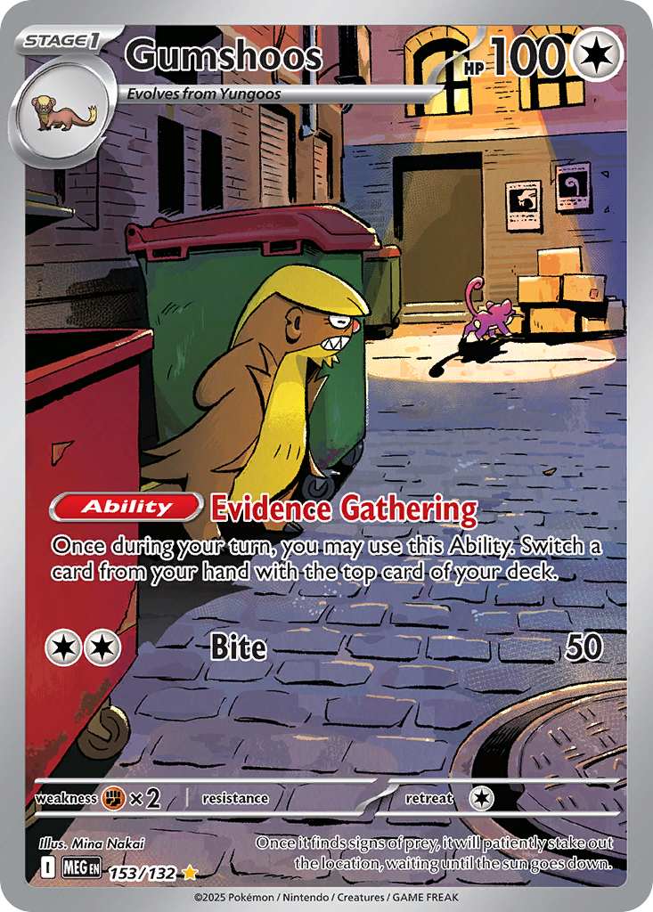 Gumshoos - Mega Evolution - 153/132 - Holofoil