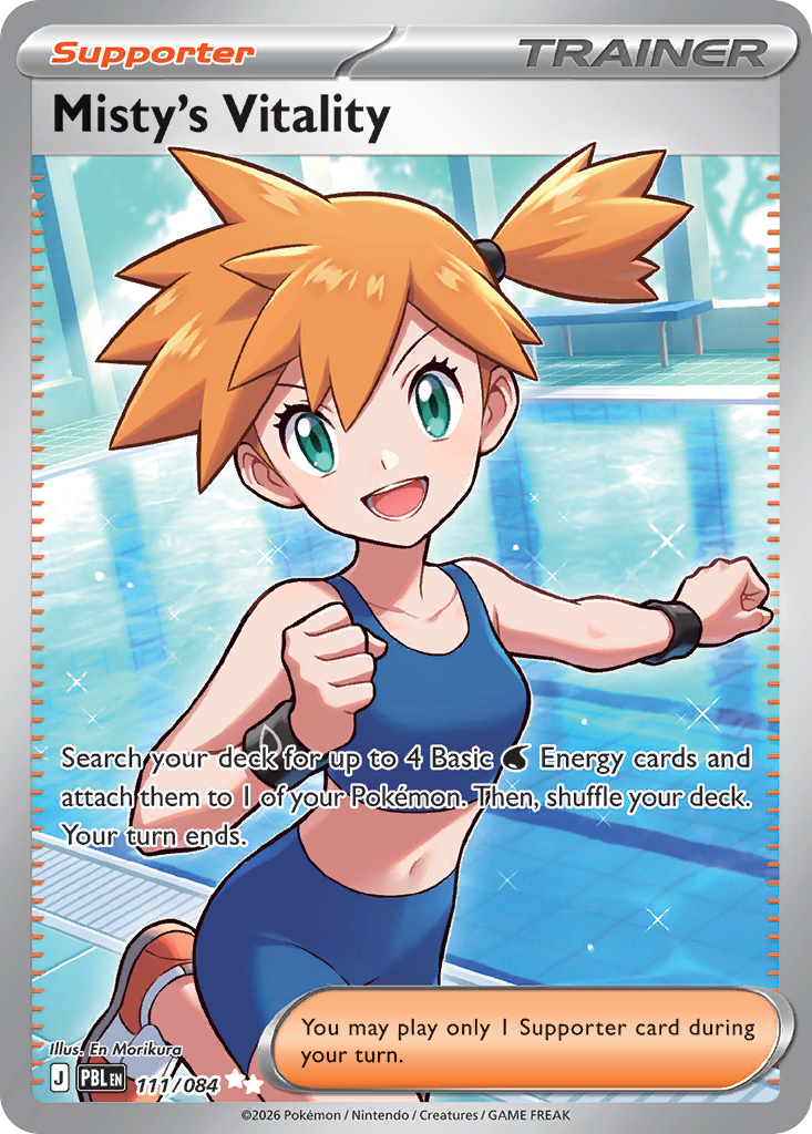 Misty's Vitality • Pitch Black • 111/084 • Ultra Rare • Near Mint • Holofoil