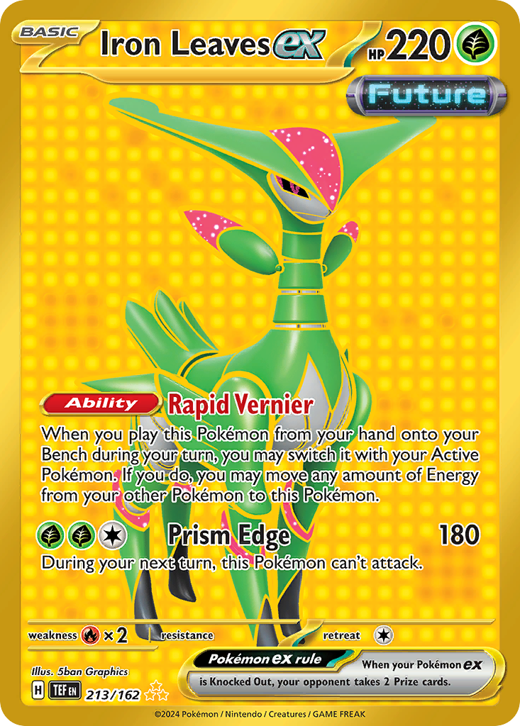 Iron Leaves ex • Temporal Forces • Hyper Rare • Near Mint • Holofoil