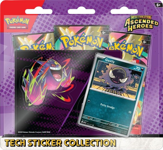 Ascended Heroes Tech Sticker Collection - Gastly — Ascended Heroes