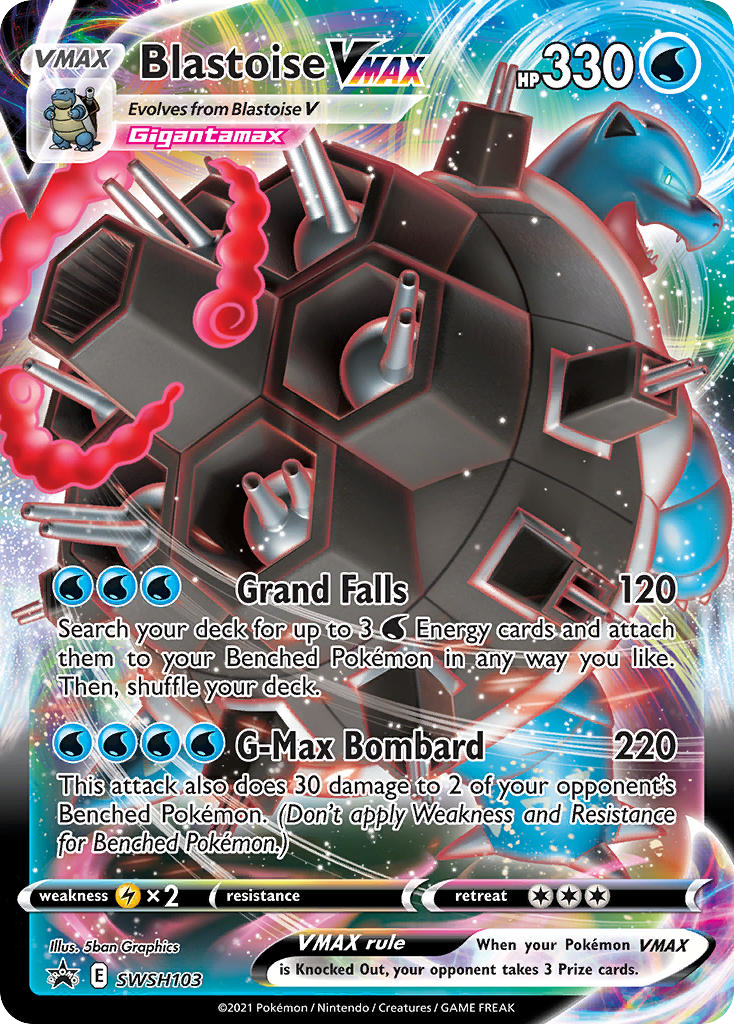 Blastoise VMAX - SWSH Black Star Promos - SWSH103 - Holofoil