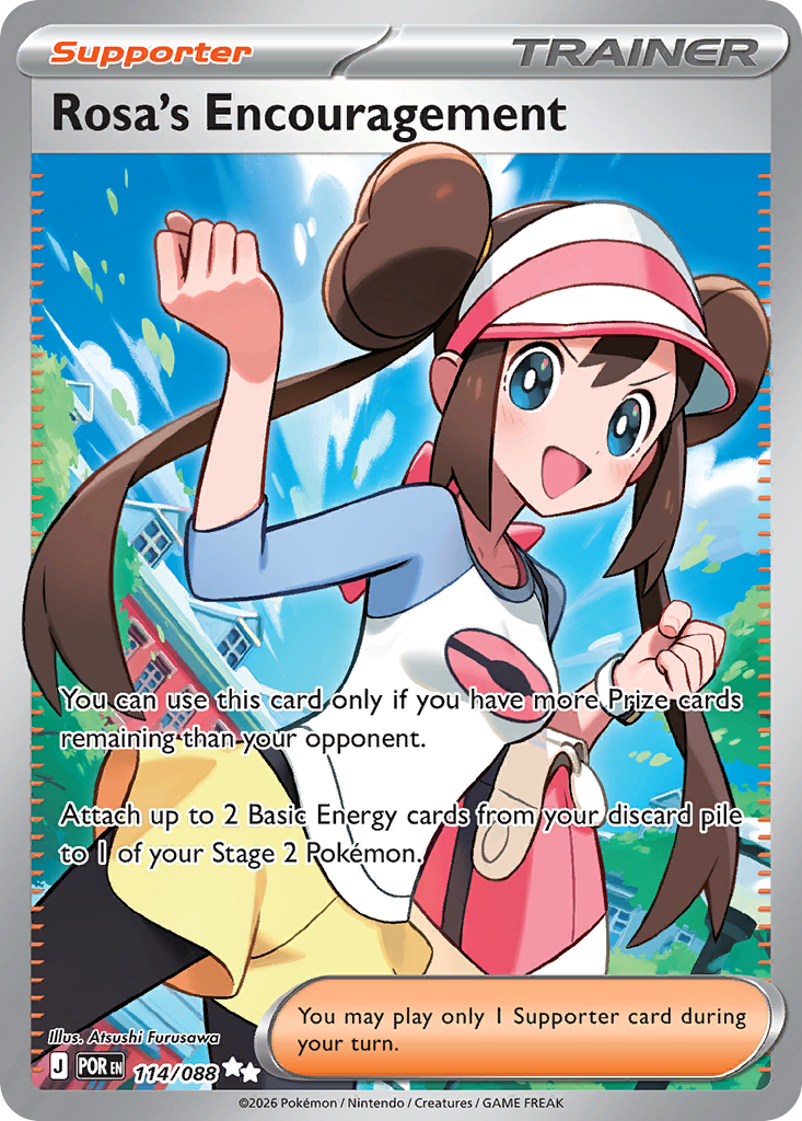 Rosa's Encouragement • Perfect Order • Ultra Rare • Near Mint • Holofoil