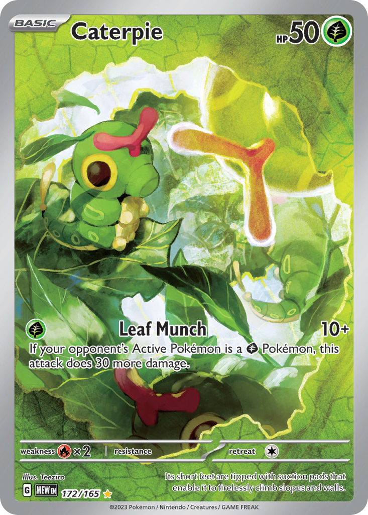 Caterpie - 151 - 172/165 - Holofoil