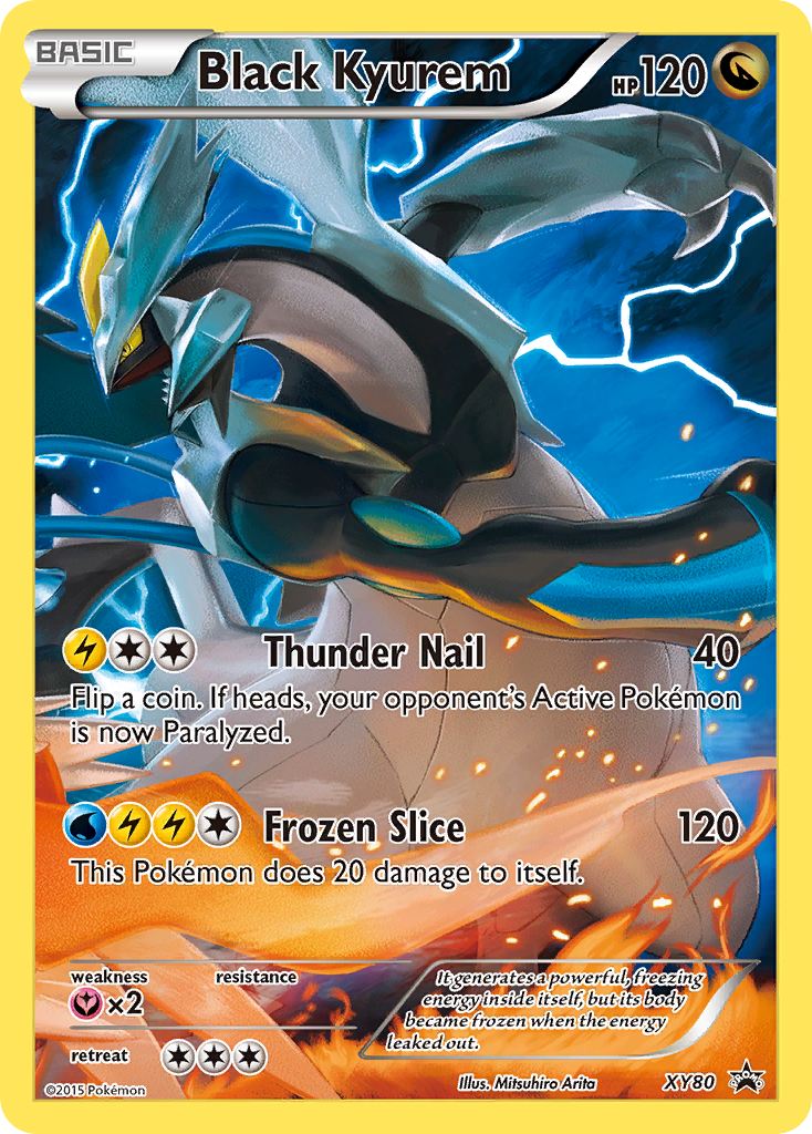 Black Kyurem - XY Black Star Promos - XY80 - Holofoil