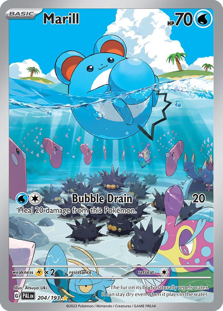 Marill - Paldea Evolved - 204/193 - Holofoil