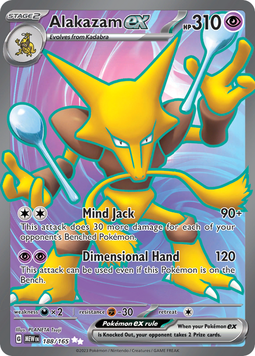 Alakazam ex - 151 - 188/165 - Holofoil