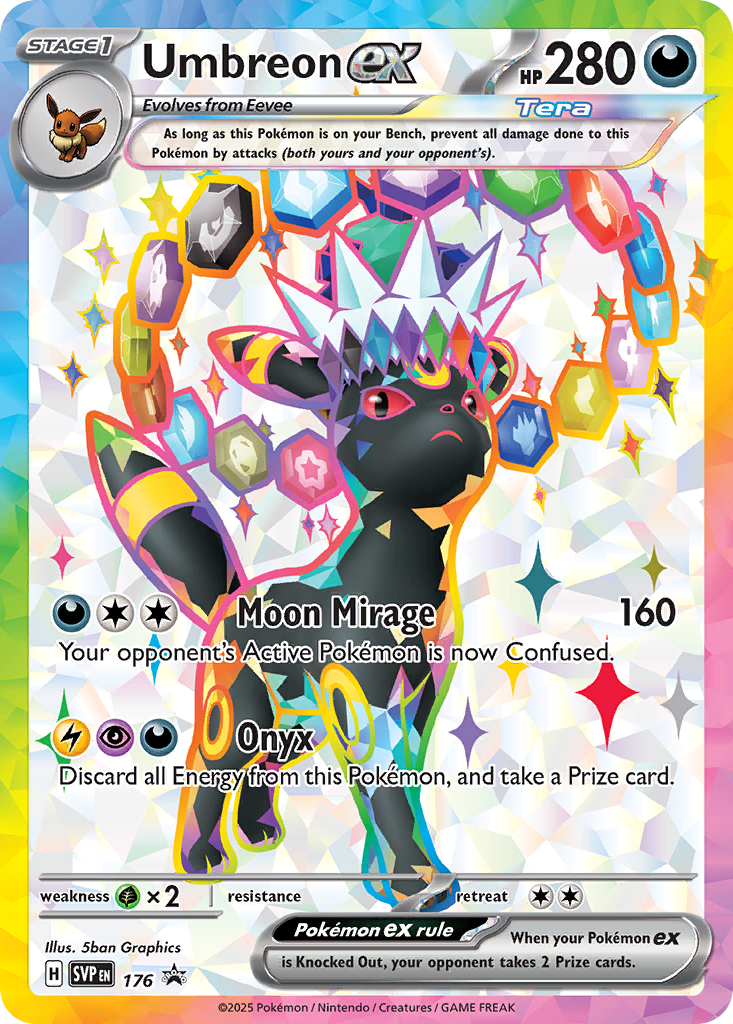 Umbreon ex - Scarlet & Violet Black Star Promos - 176 - Holofoil