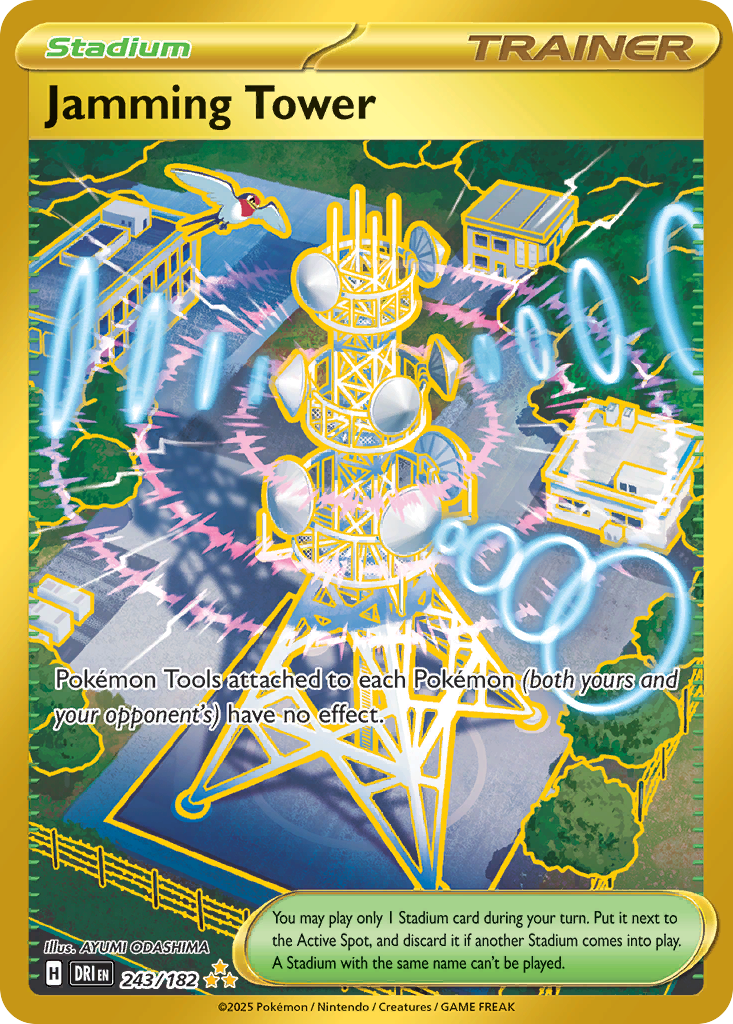 Jamming Tower - Destined Rivals - 243/182 - Holofoil