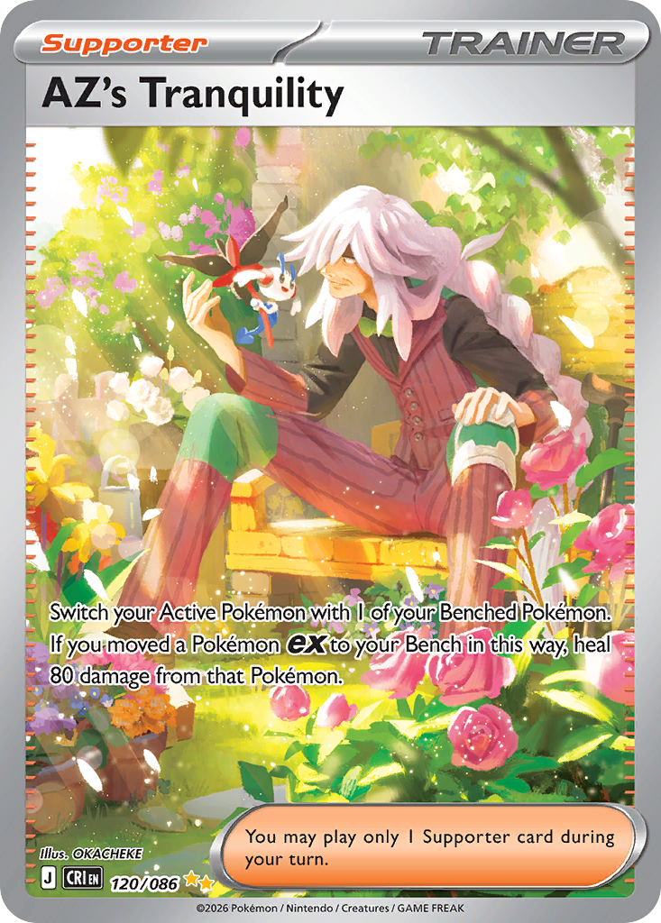 AZ's Tranquility • Chaos Rising • Special Illustration Rare • Near Mint • Holofoil