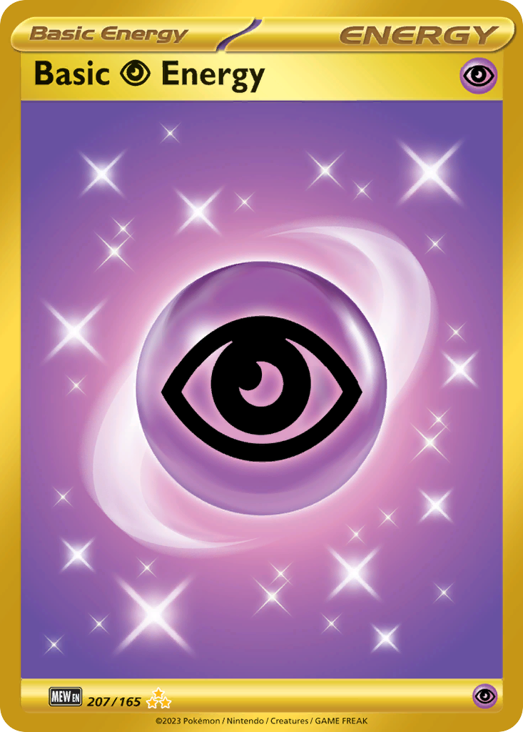 Basic Psychic Energy • 151 • 207/165 • Hyper Rare • Near Mint • Holofoil